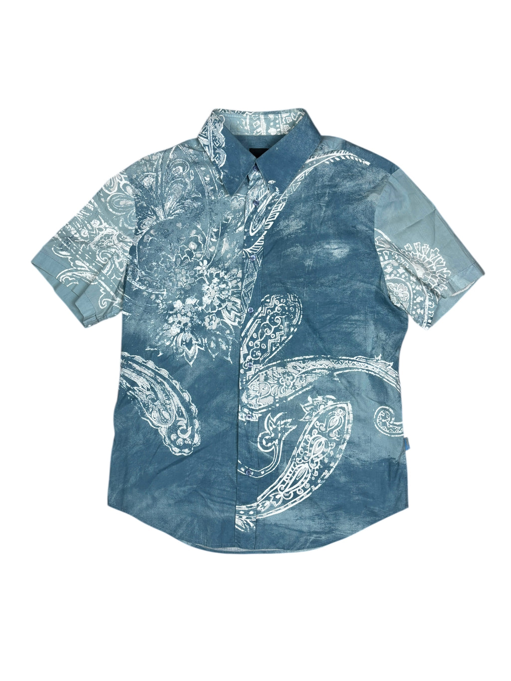 2000s Just Cavalli Paisley Print Button Up Shirt