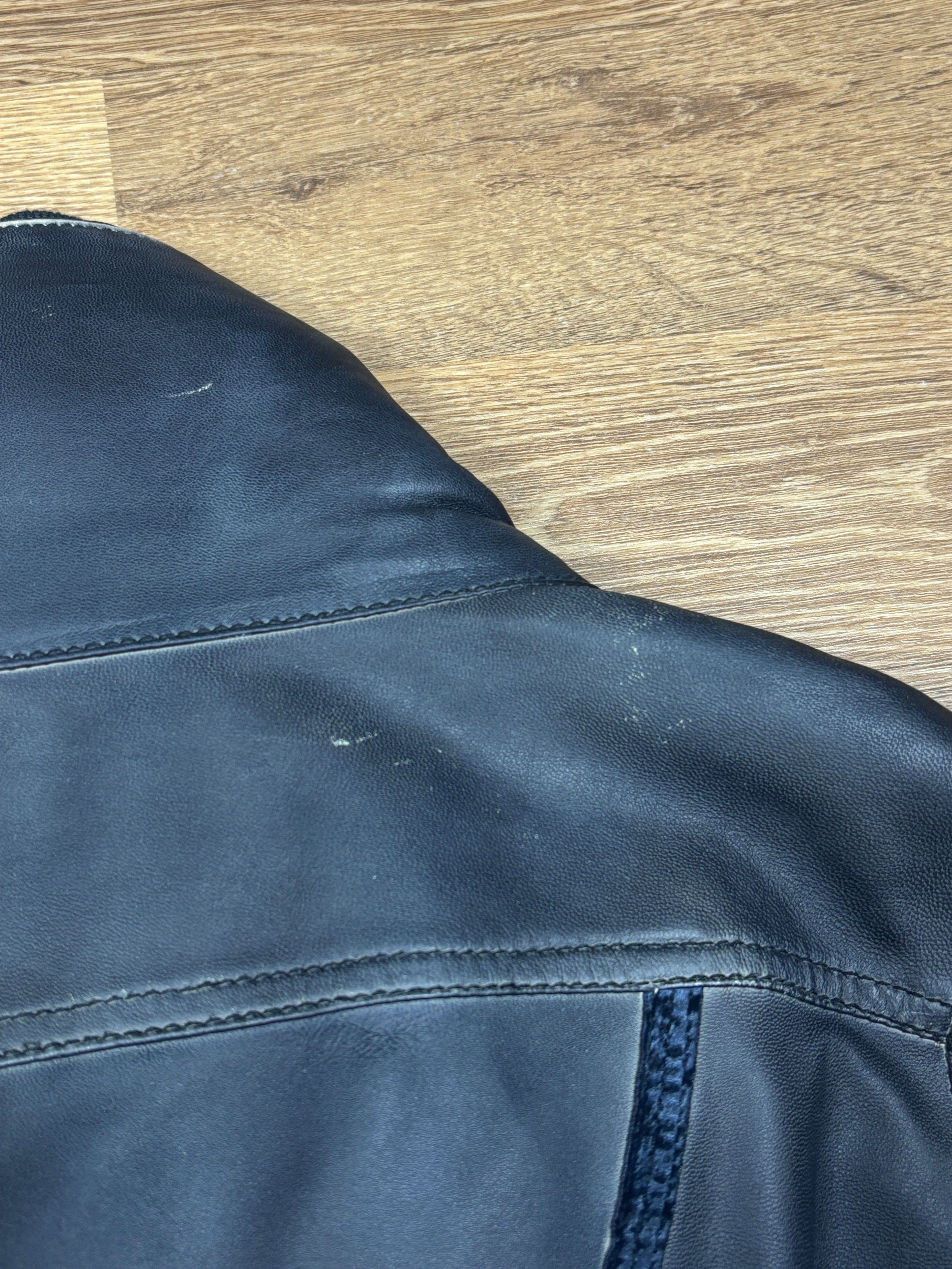 2000s Marithé + François Girbaud Lamb Leather Bondage Strap Jacket