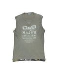 2000s Dolce & Gabbana Military Sleeveless Top