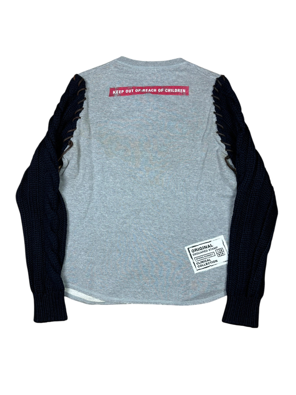 Dsquared2 AW2002 Runway Pharmaceutical Hybrid Knit Sweater