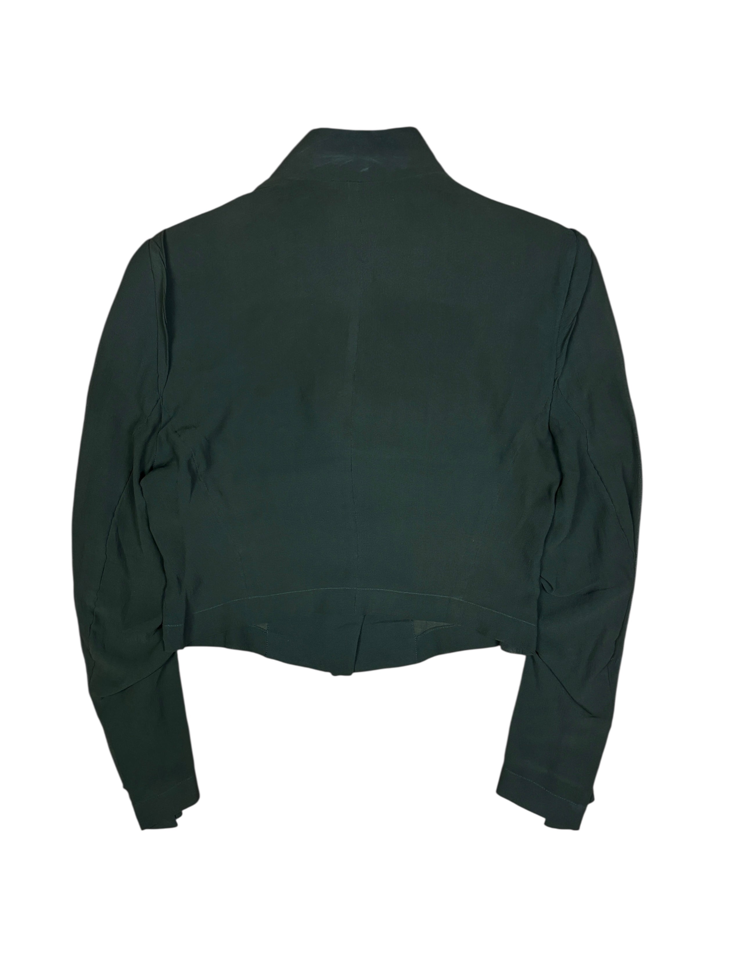 SS2003 Ann Demeulemeester Cropped Structured Button Jacket