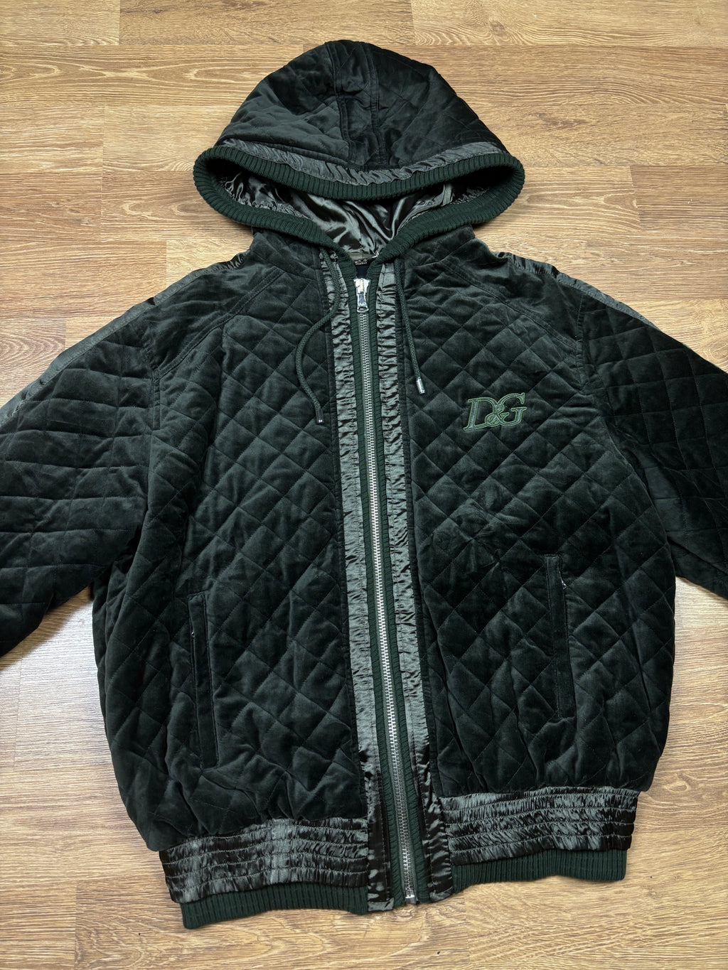 2000s Dolce & Gabbana Hooded Bomber Jacket