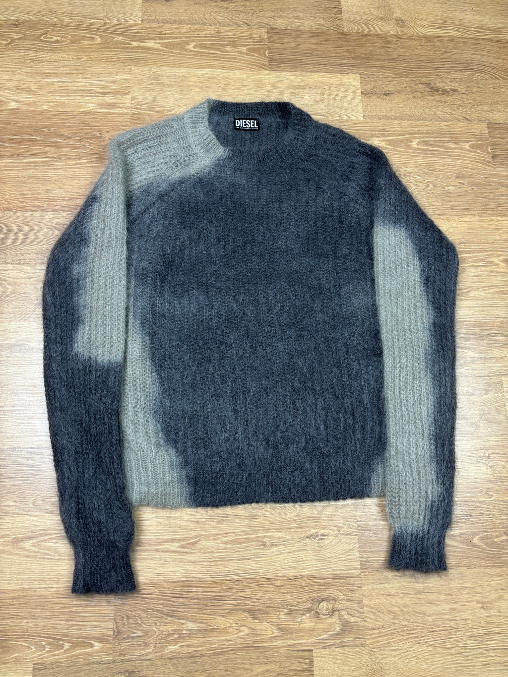 Diesel Mohair Blend Gradient Knit Sweater