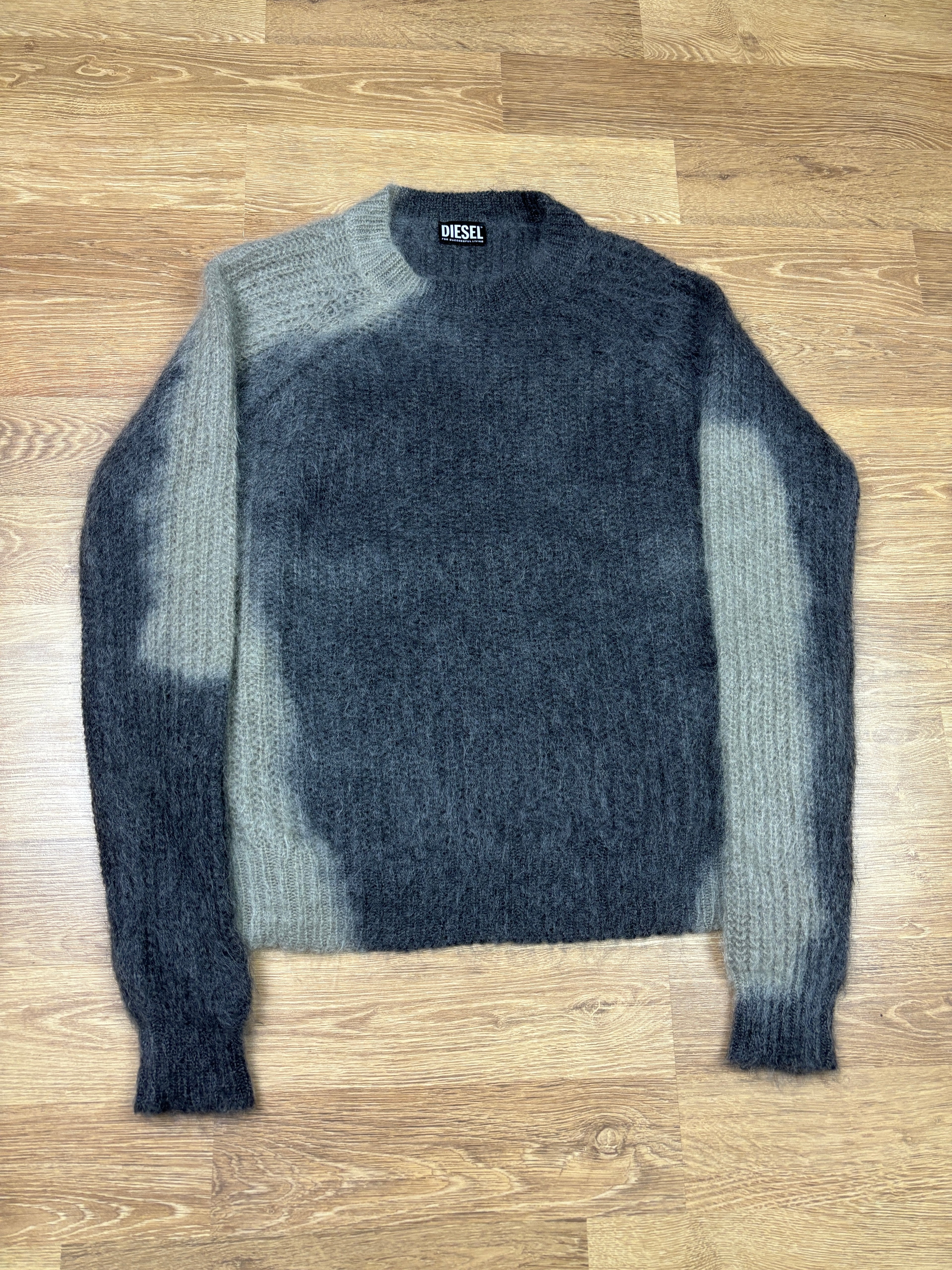 Diesel Mohair Blend Gradient Knit Sweater