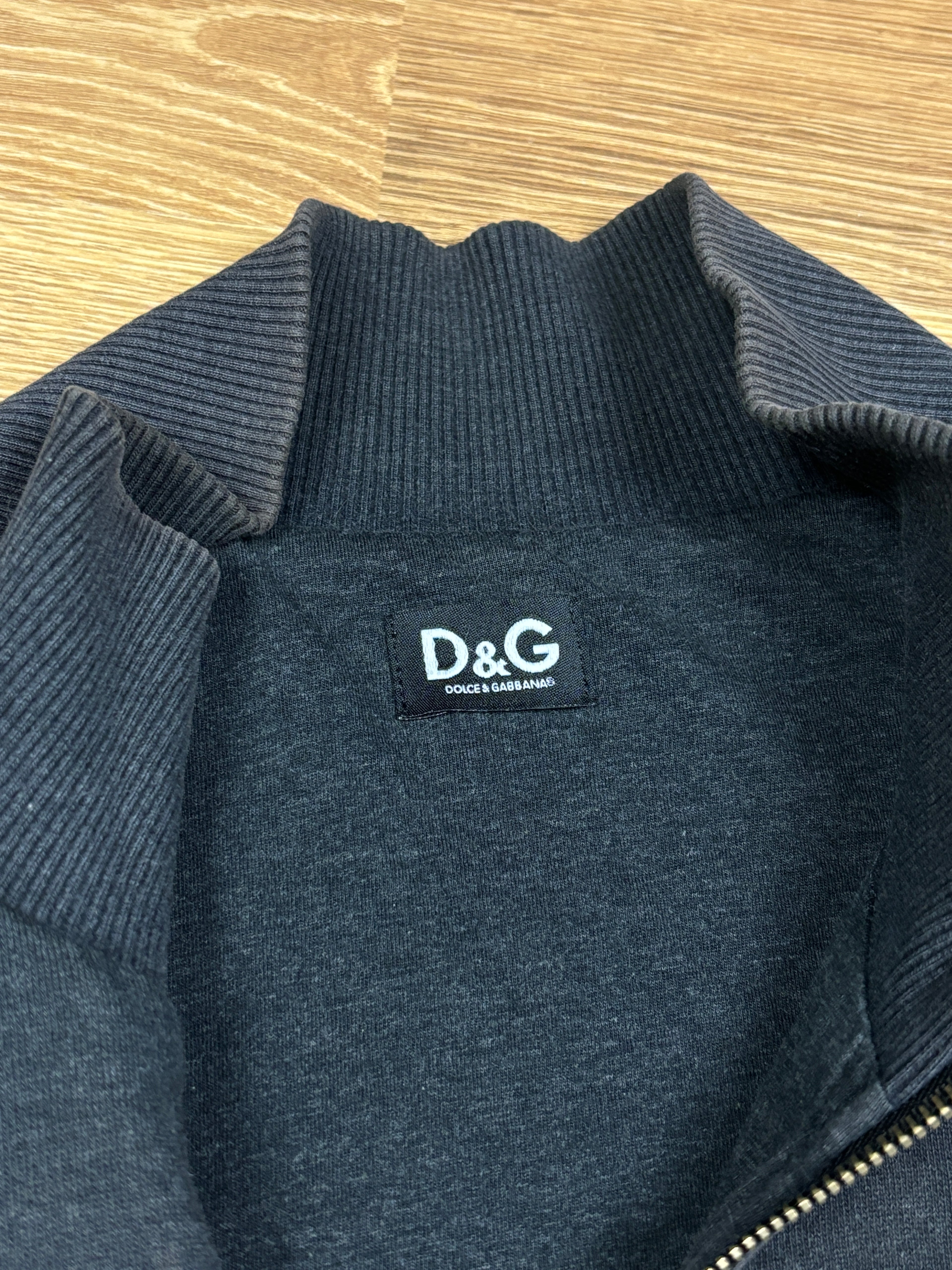 2000s D&G “Better Than Ever” Zip-Up Sweatshirt