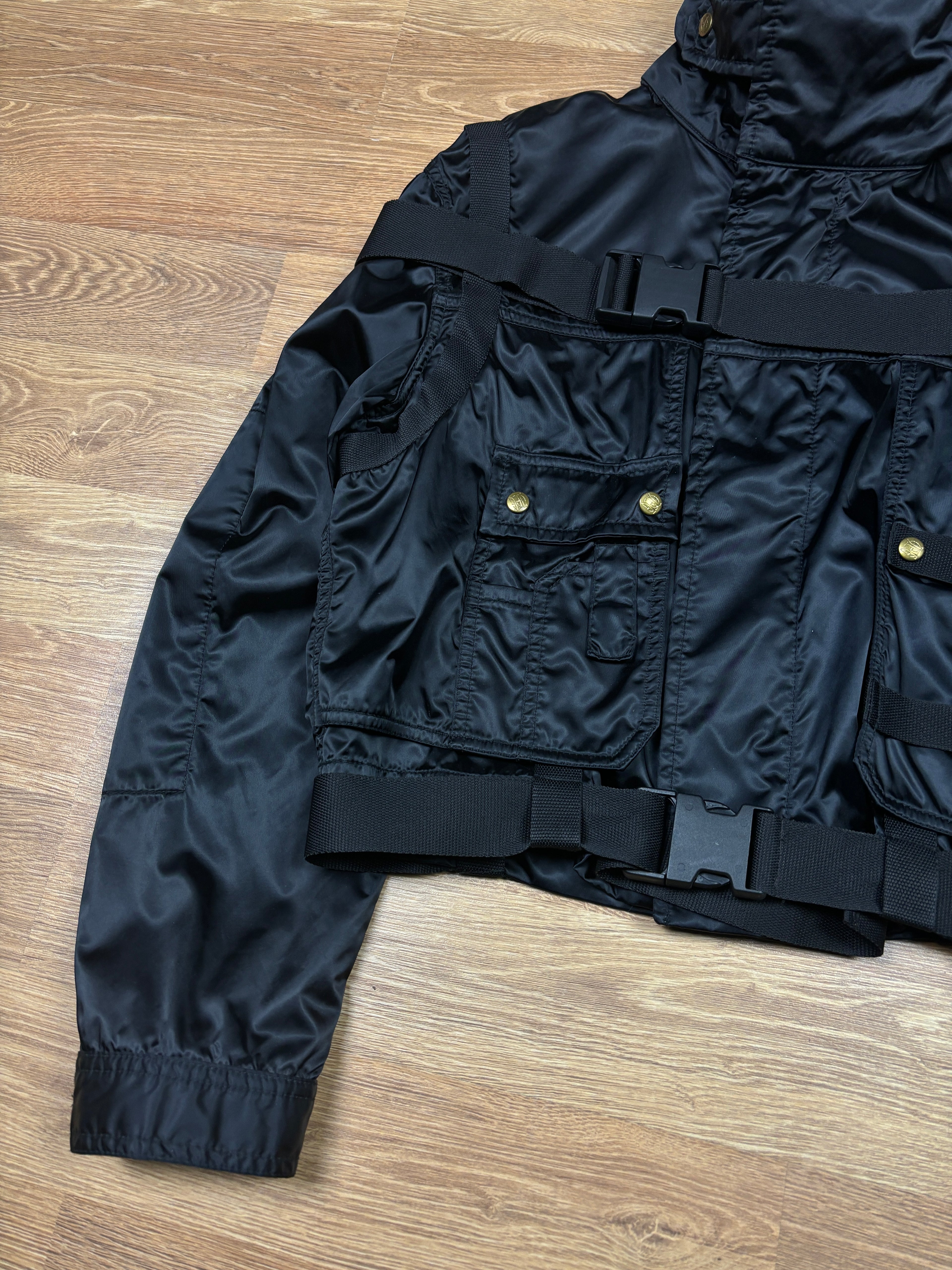 Jean Paul Gaultier AW2003 Tactical Bondage Nylon Jacket