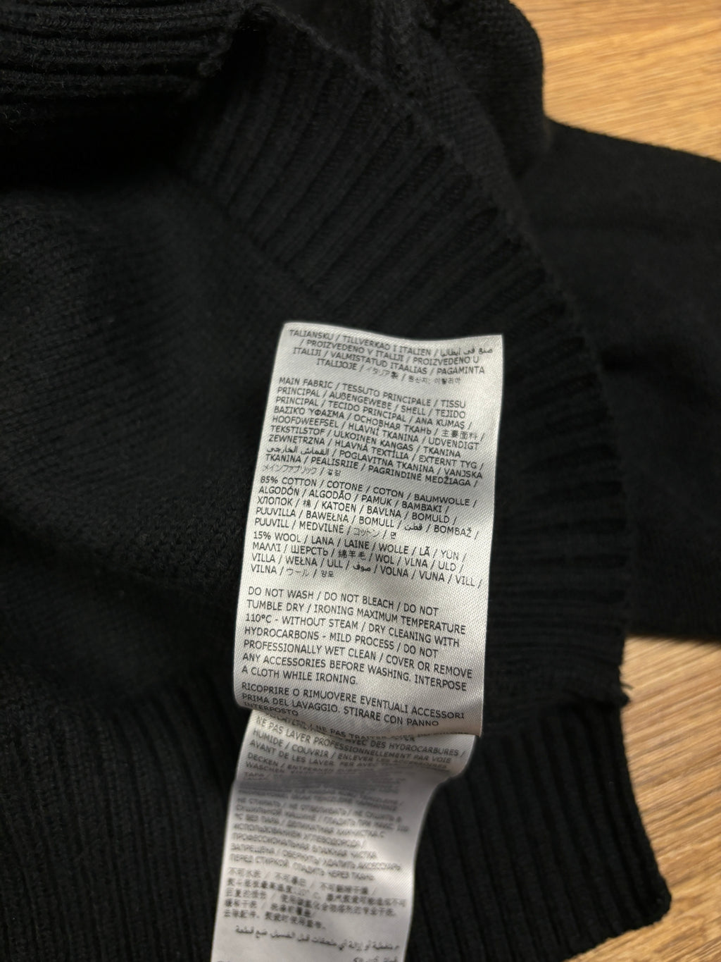 MM6 Maison Margiela Reworked Cropped Knit Sweater