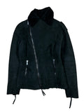 Dsquared2 AW2011 Asymmetrical Shearling Biker Jacket