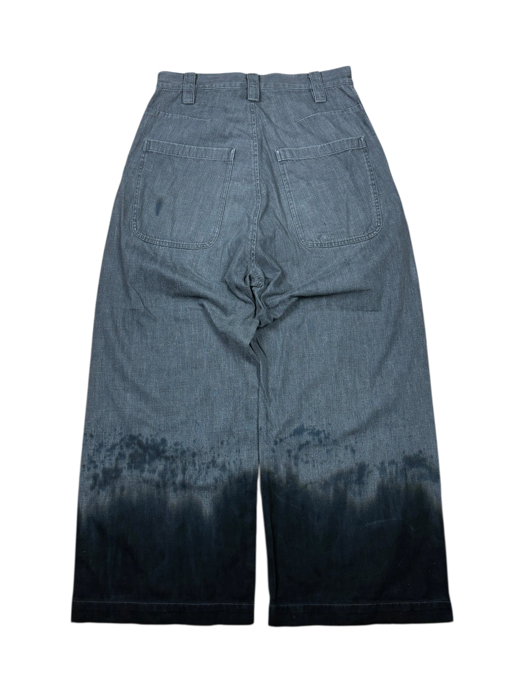 Pantalones de pernera ancha con tinte degradado de Y's de Yohji Yamamoto
