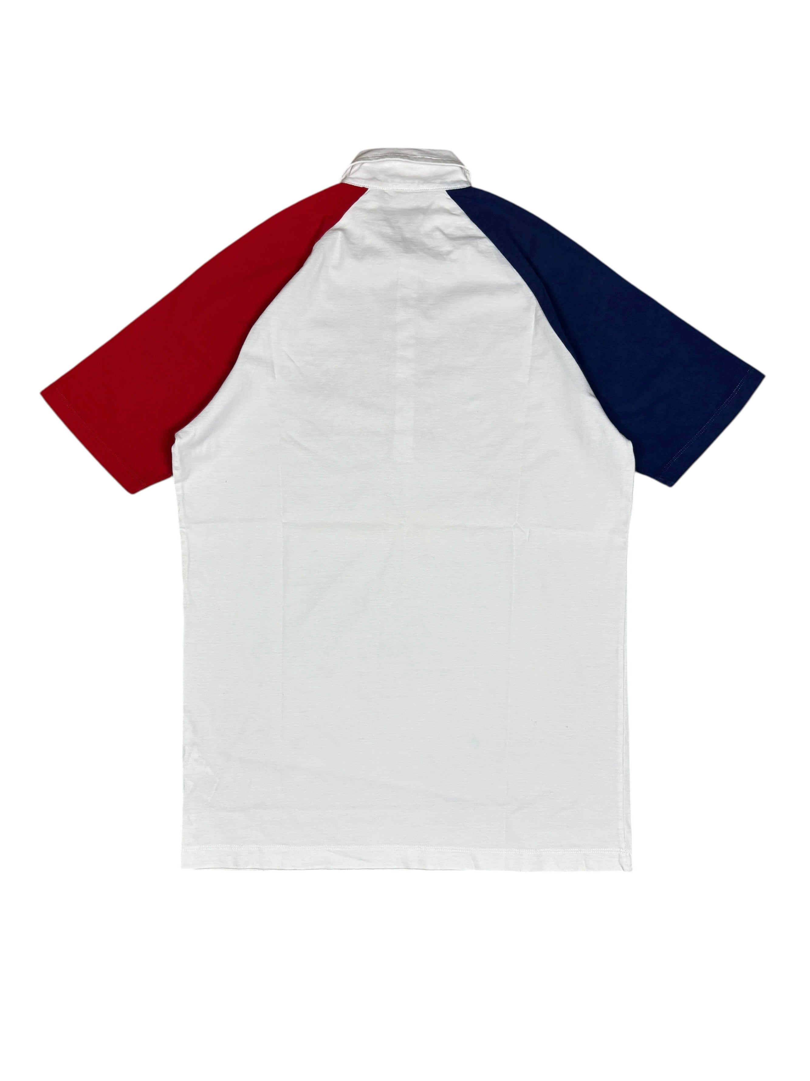 2000s Dsquared2 “You Rock Dude!” Tricolor Polo Shirt