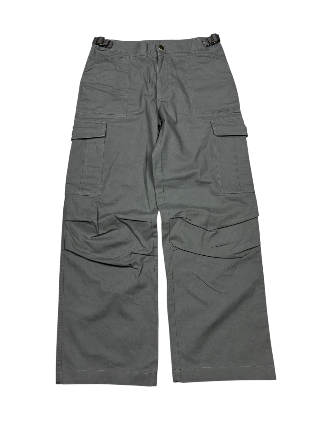 2000s Roberto Cavalli Class Leather Trim Cargo Pants