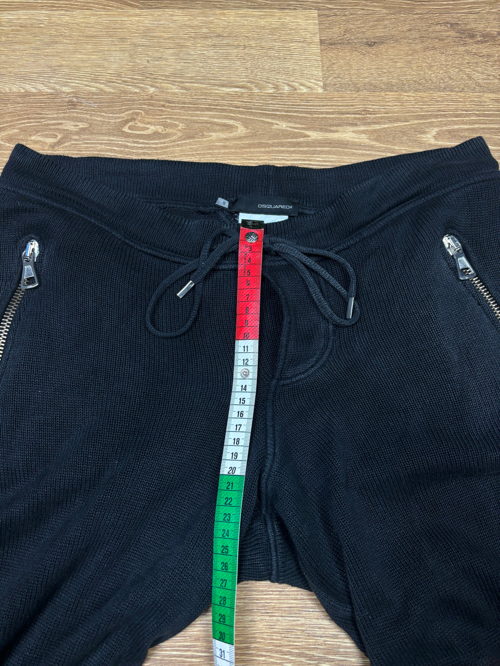 2000s Dsquared2 Wide Leg Knit Sweatpants