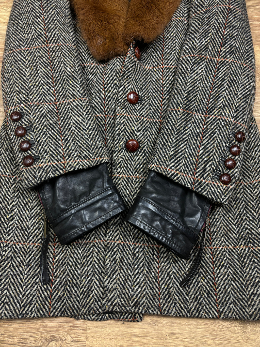 Dsquared2 AW2005 Runway Fur Collar Wool Coat