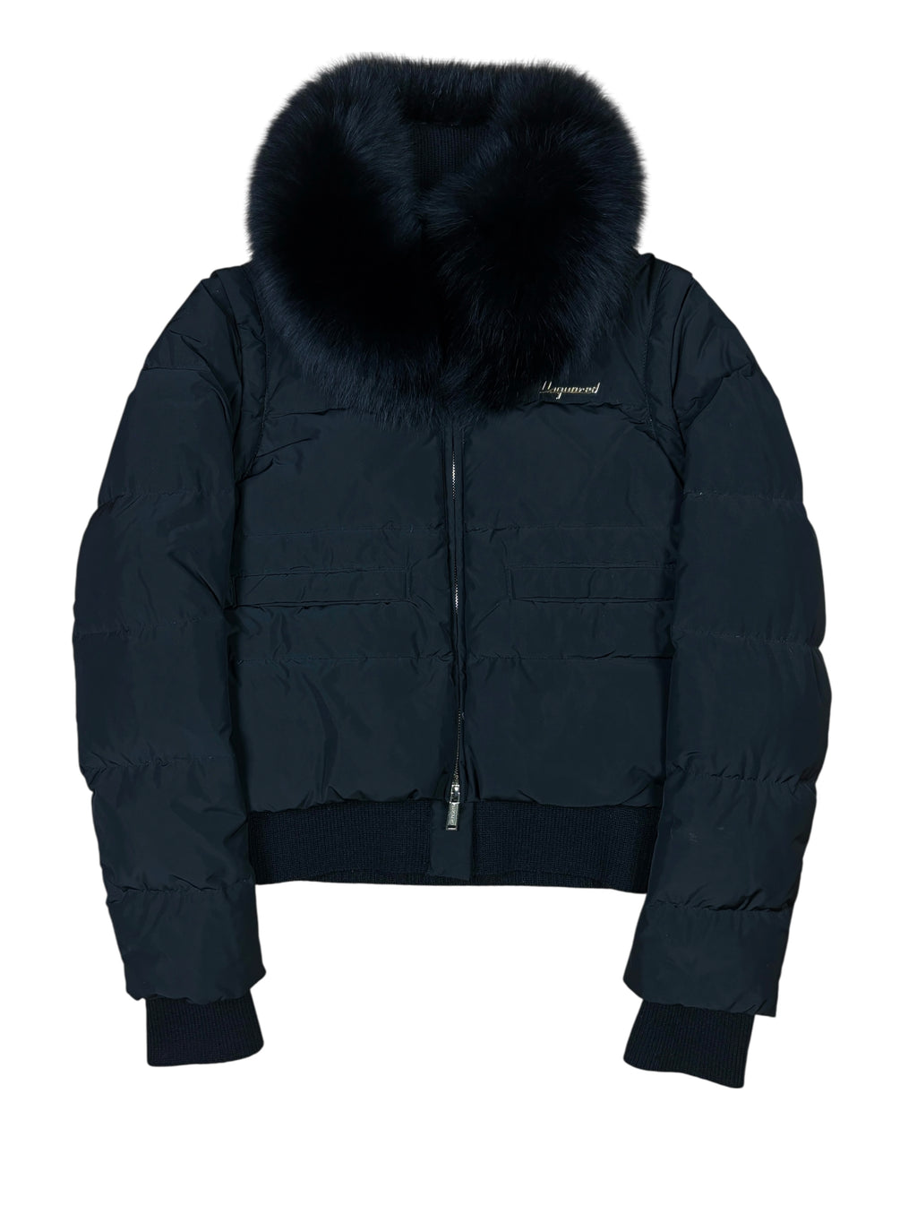 Dsquared2 Fox Fur Collar Down Jacket