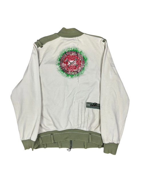 2000s Diesel Distressed Utility Zip-Up