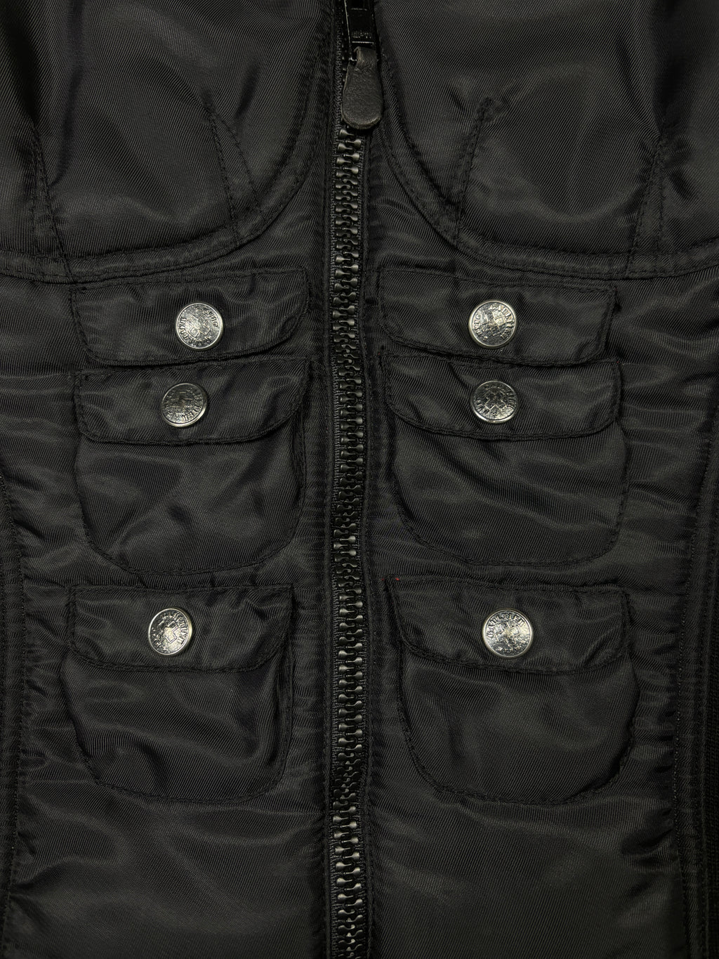 2000s Jean Paul Gaultier 6-pack Muscle Bomber Jacket