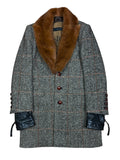 Dsquared2 AW2005 Runway Fur Collar Wool Coat