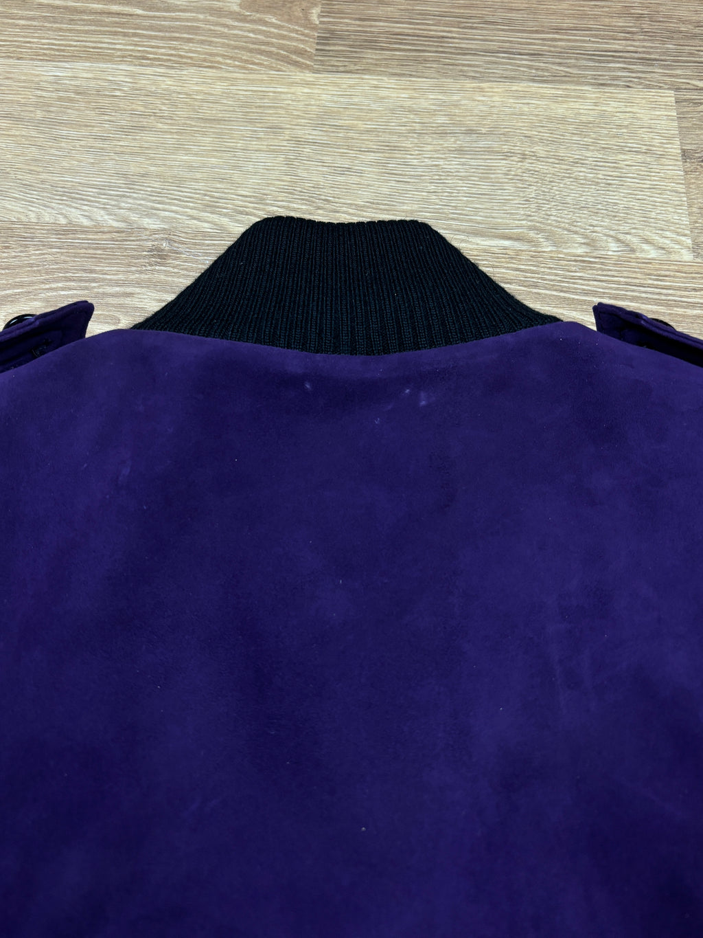 Gucci Frida Giannini Purple Suede Leather Jacket
