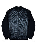 2000s Versace Sport Black Zip Knit