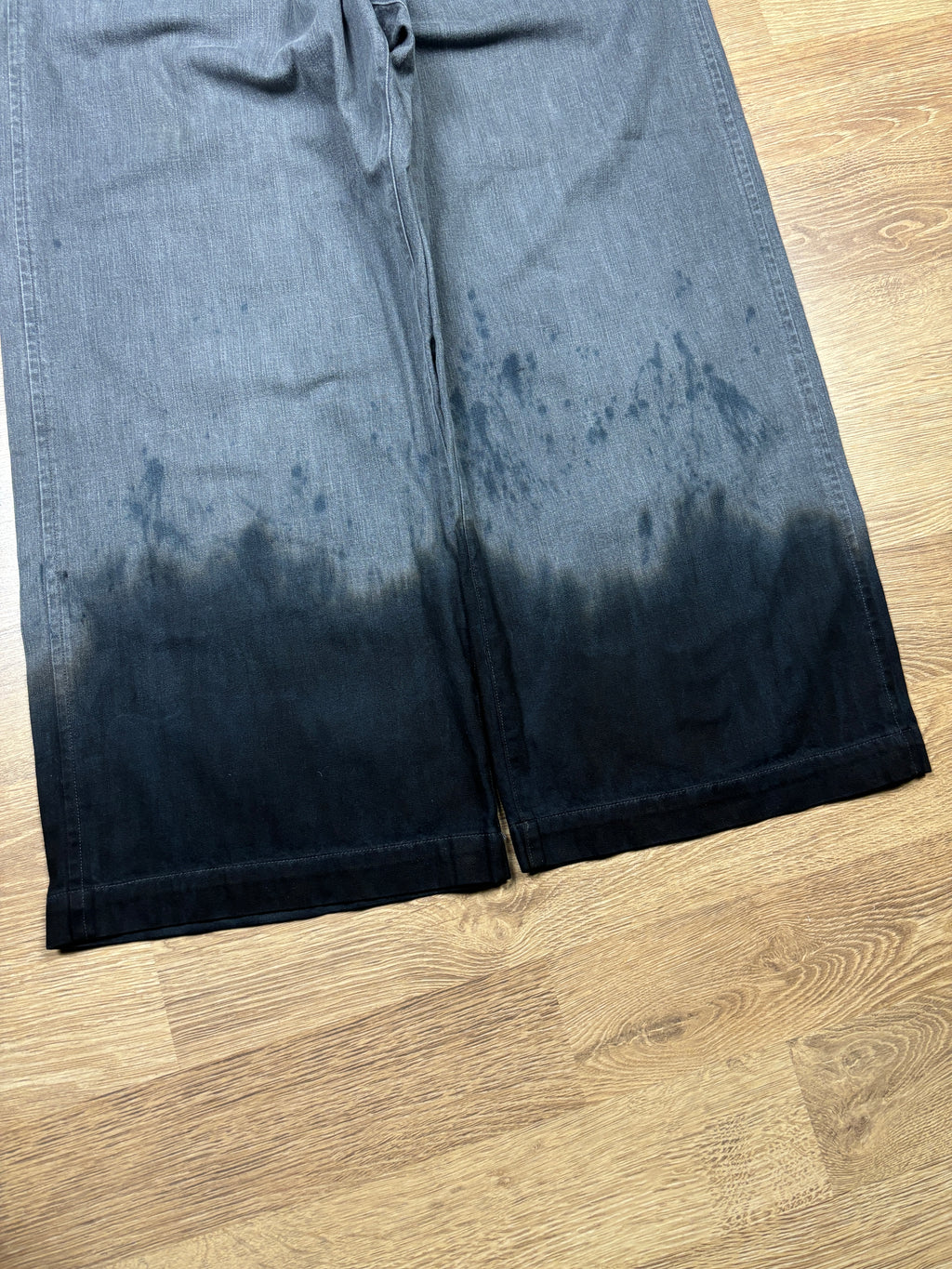 Pantalones de pernera ancha con tinte degradado de Y's de Yohji Yamamoto