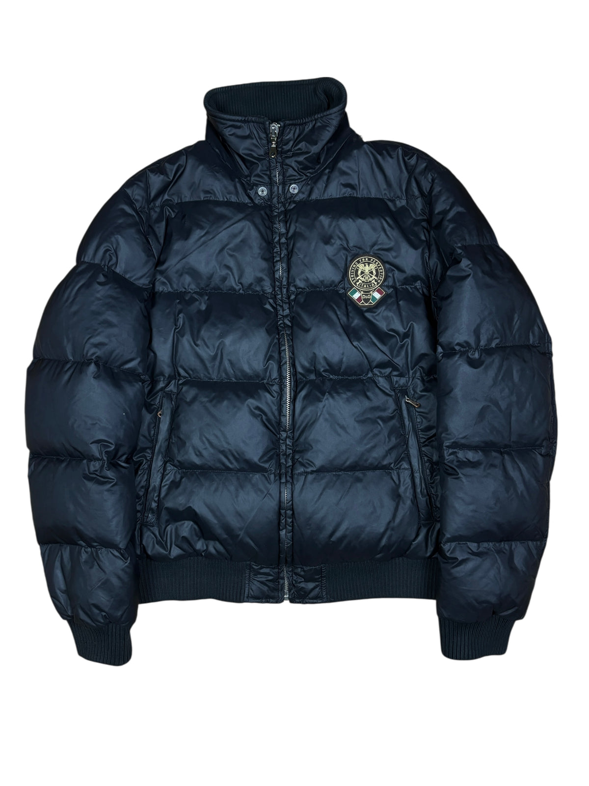 2000s Dolce & Gabbana Black Puffer Jacket