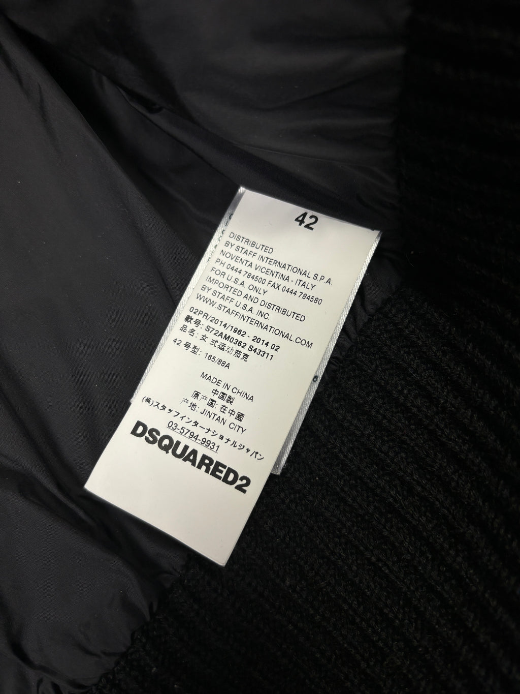 Dsquared2 Fox Fur Collar Down Jacket