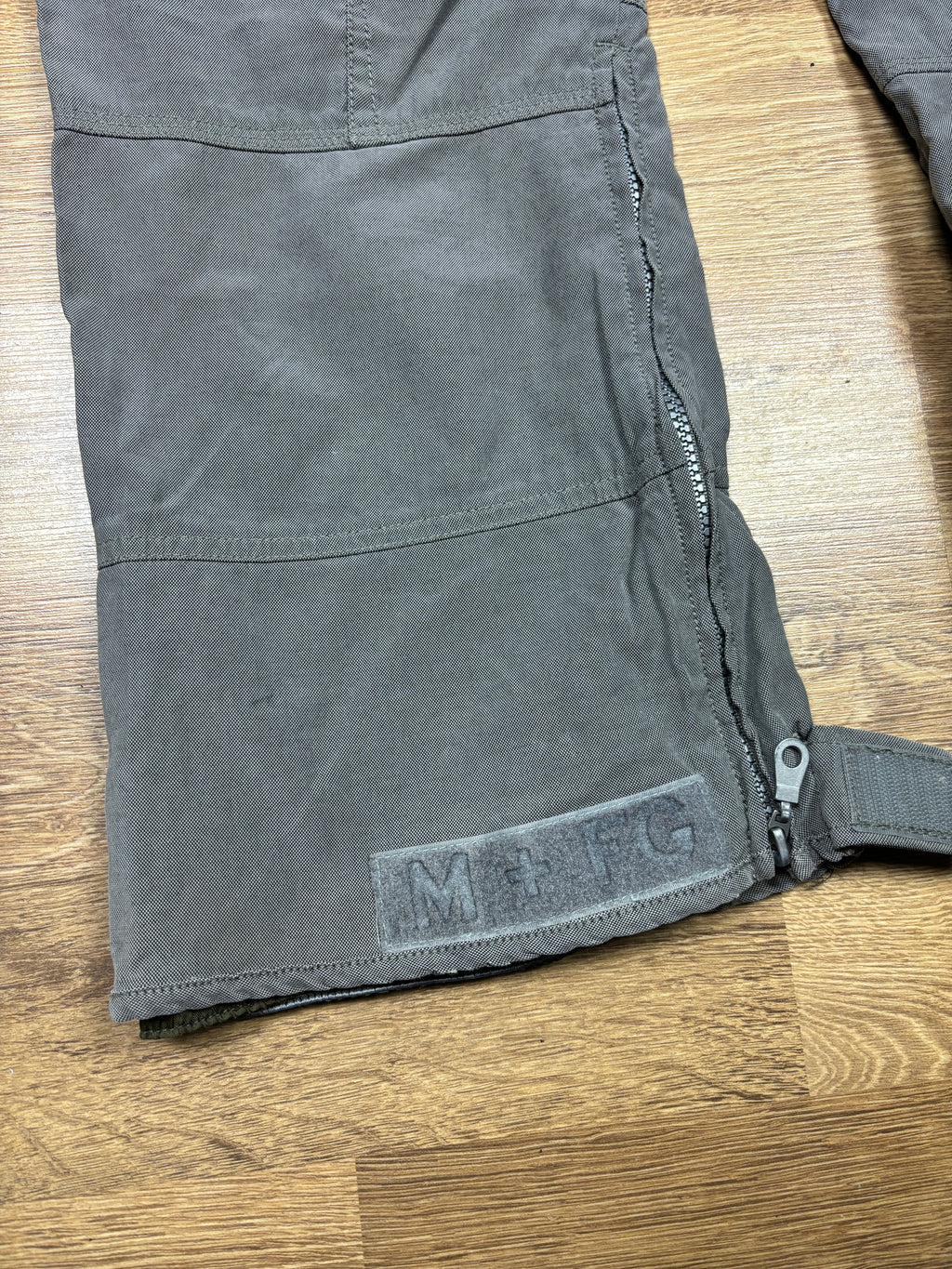 2000s Marithé François Girbaud Grey Bondage Cargo Pants