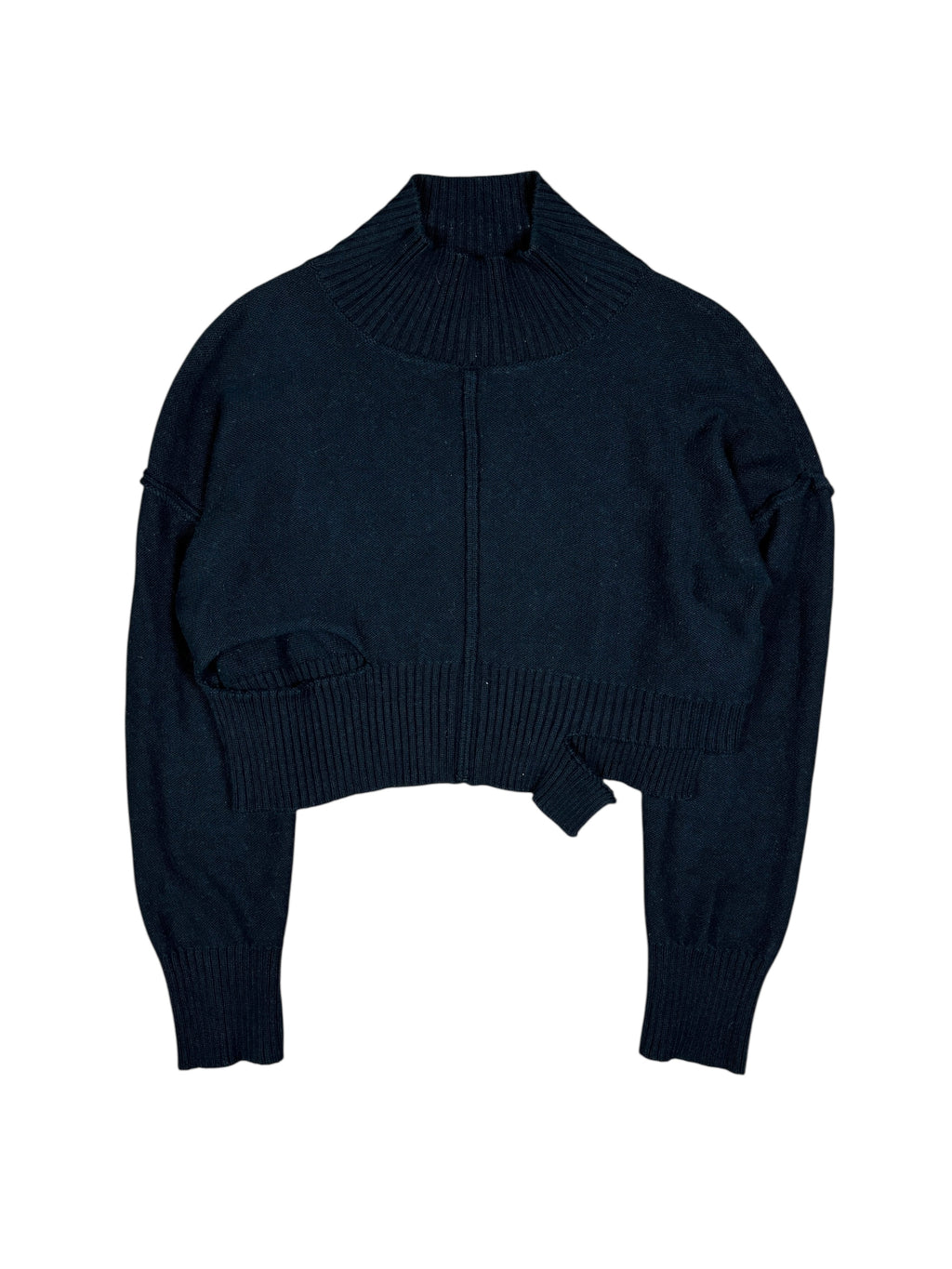 MM6 Maison Margiela Reworked Cropped Knit Sweater