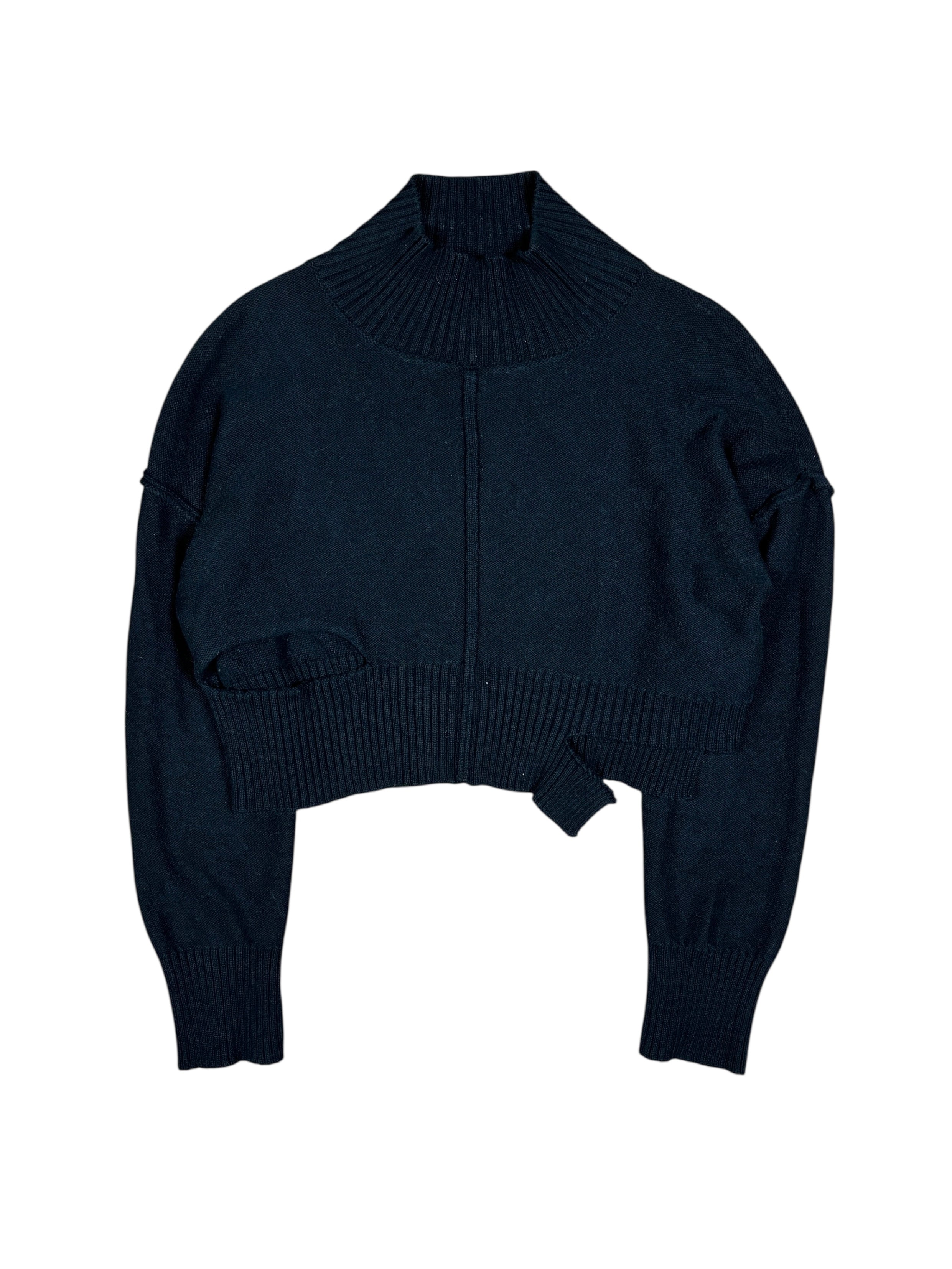 MM6 Maison Margiela Reworked Cropped Knit Sweater