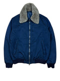 Gucci AW2011 Shearling Collar Nylon Bomber Jacket