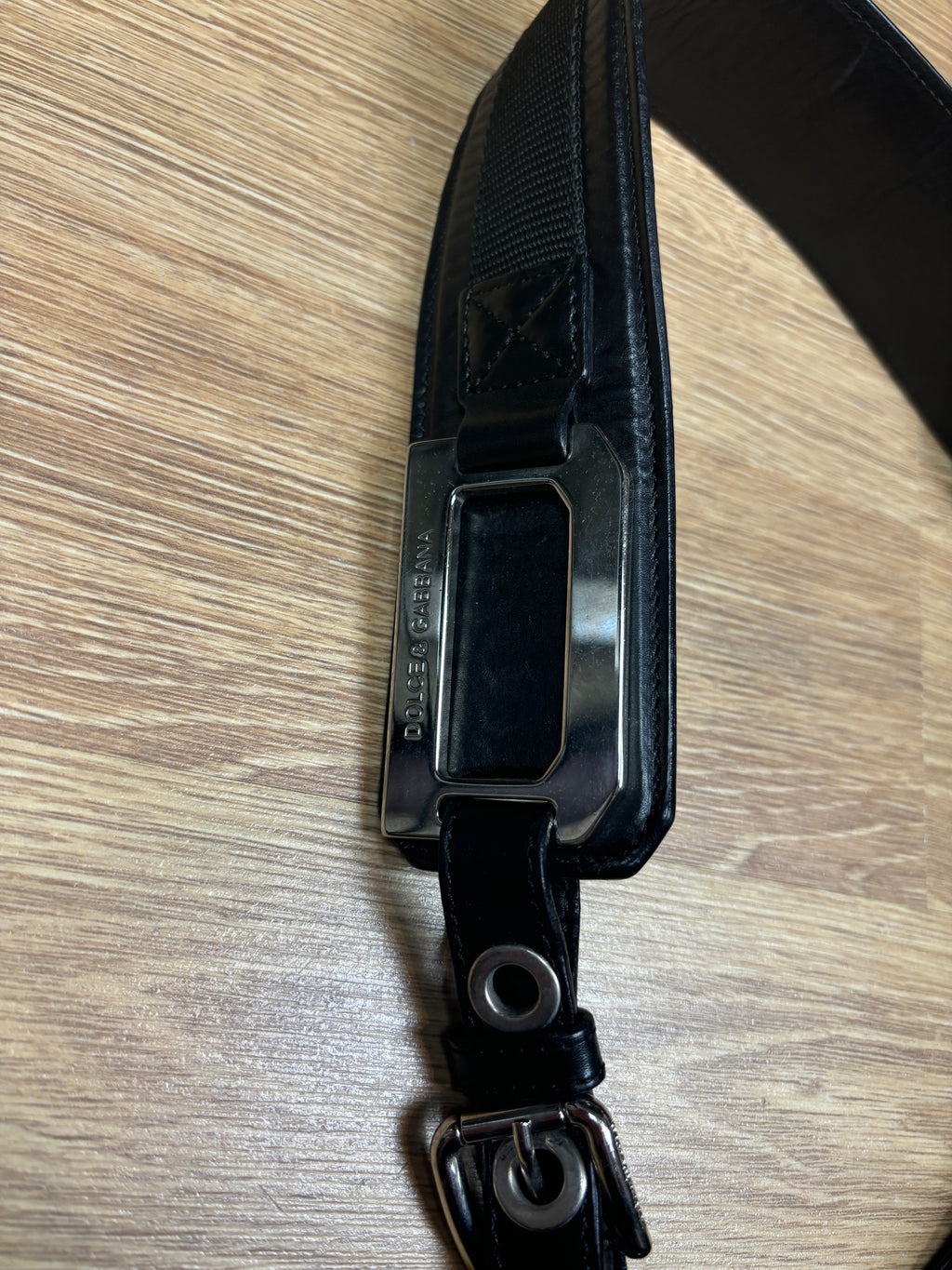 SS2003 Dolce & Gabbana Leather Bondage Shoulder Bag