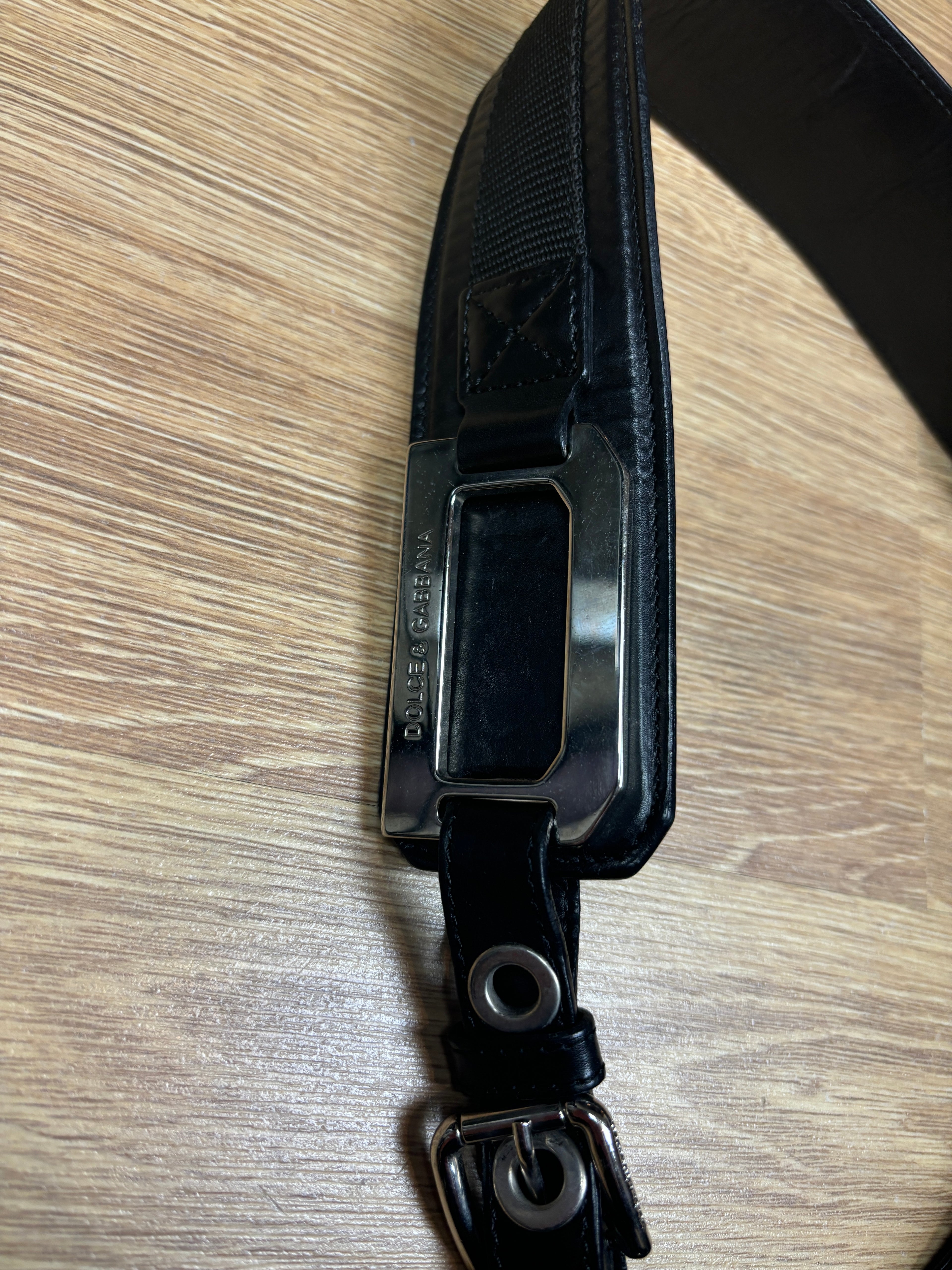 SS2003 Dolce & Gabbana Leather Bondage Shoulder Bag