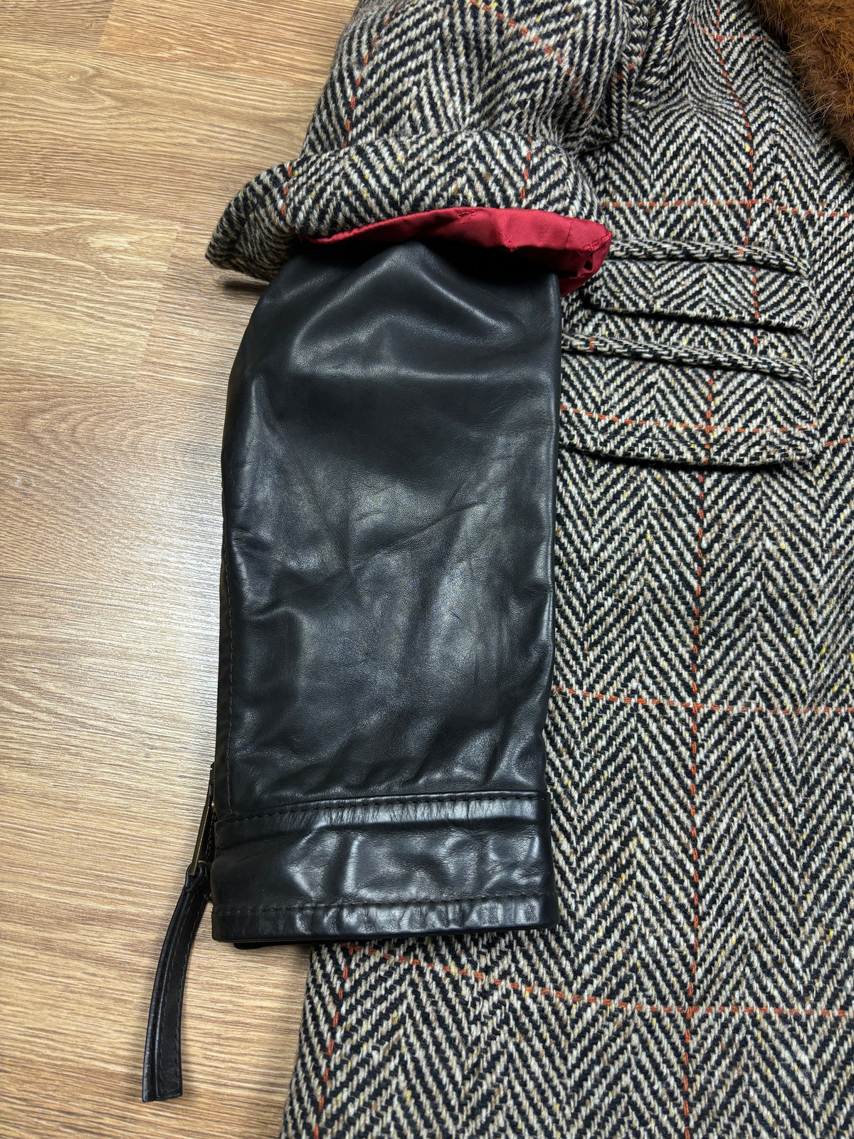 Dsquared2 AW2005 Runway Fur Collar Wool Coat