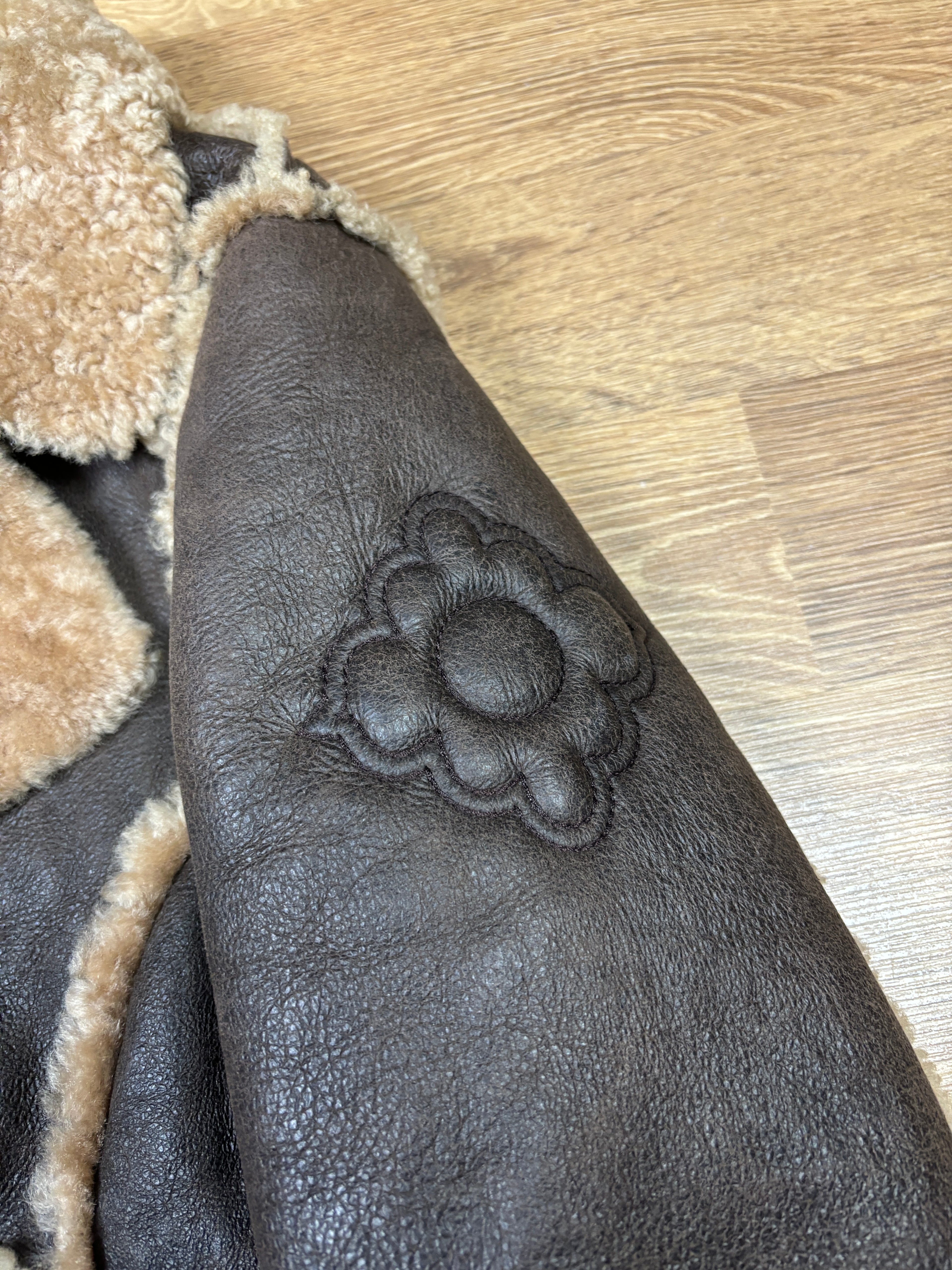 2000s Diesel Shearling Leather Aviator Jacket