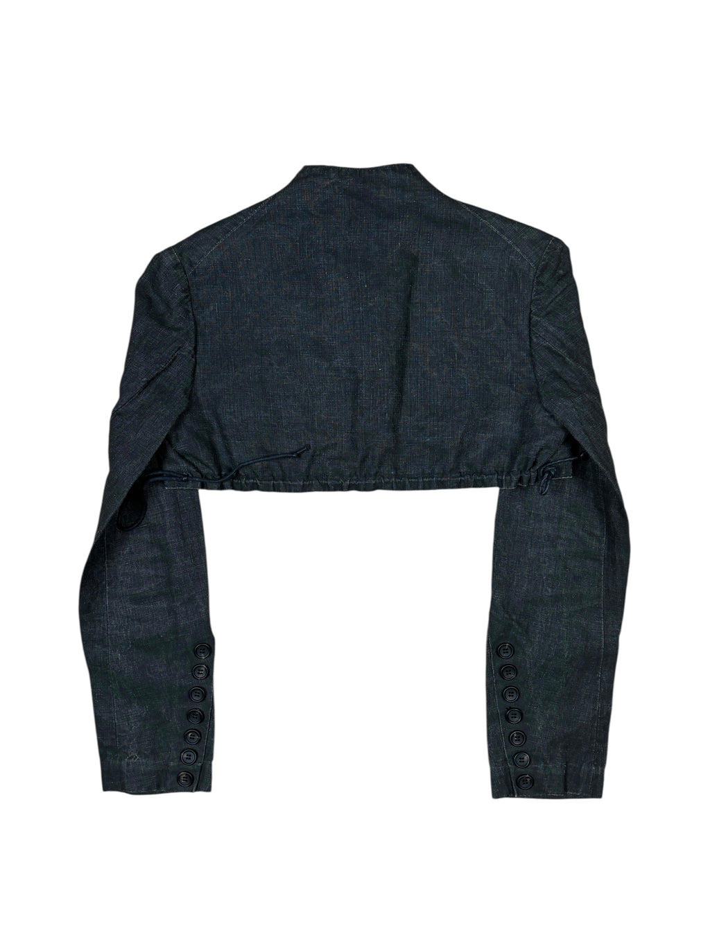 Y’s by Yohji Yamamoto Cropped Linen Jacket