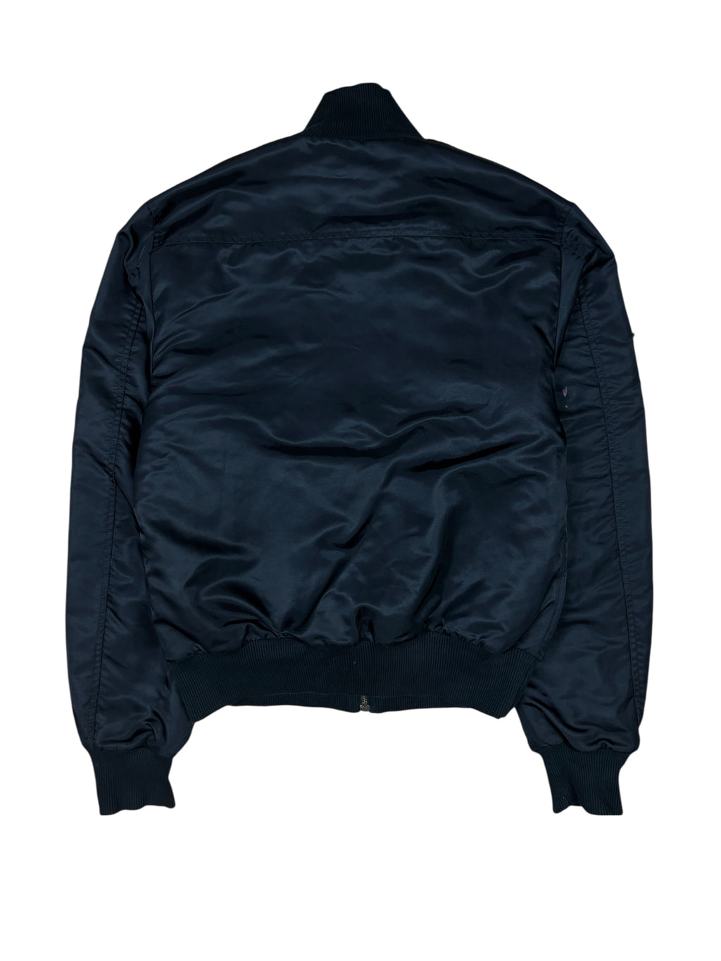 2000s Dolce & Gabbana Military Patch Nylon Bomber Jacket