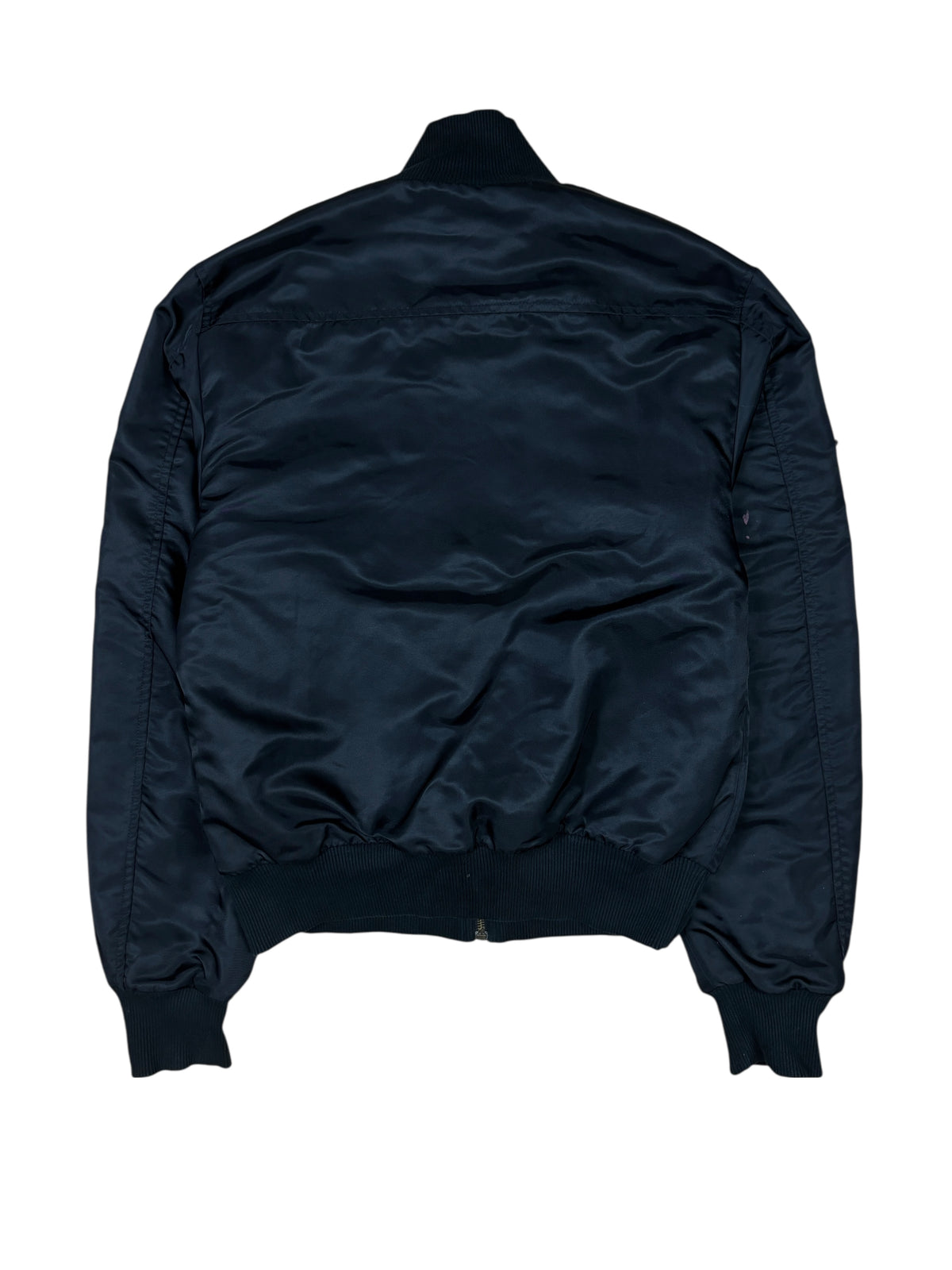 2000s Dolce & Gabbana Military Patch Nylon Bomber Jacket