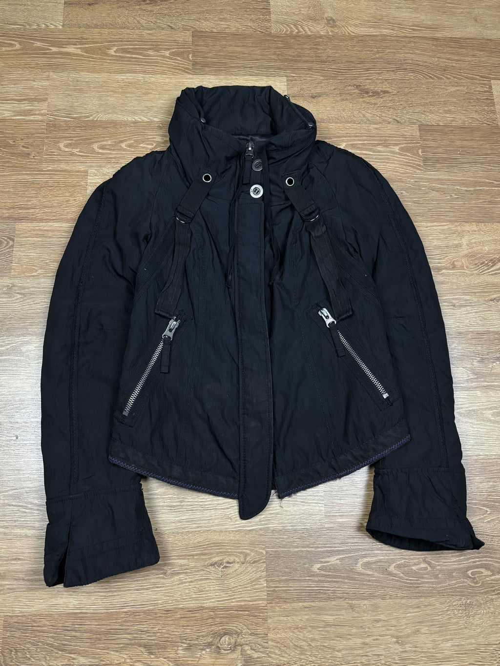 2000s Marithé François Girbaud Padded Bondage Jacket