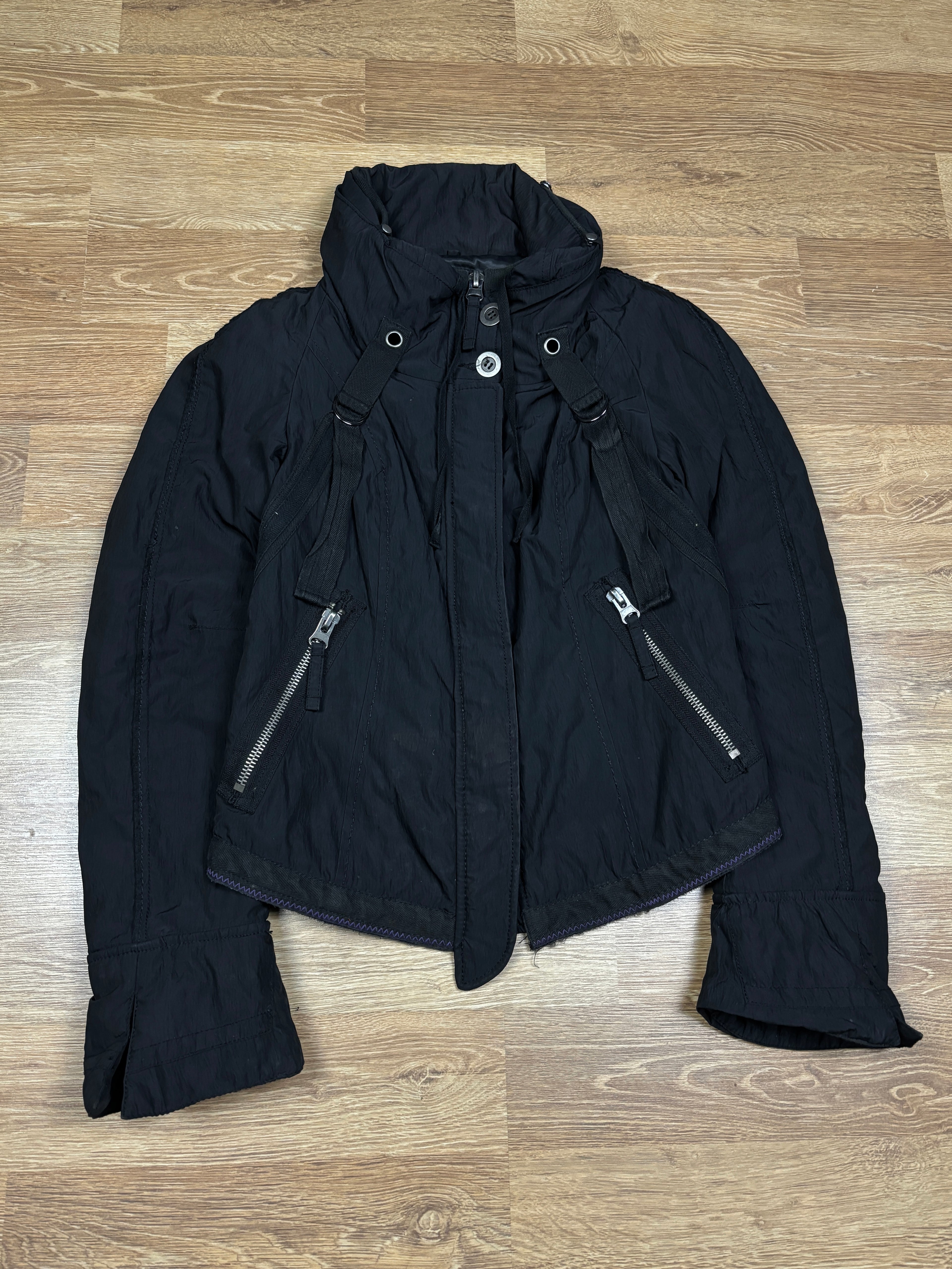 2000s Marithé François Girbaud Padded Bondage Jacket