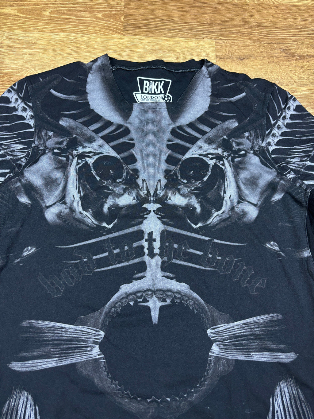2010s Dirk Bikkembergs Skeletal Graphic T-Shirt