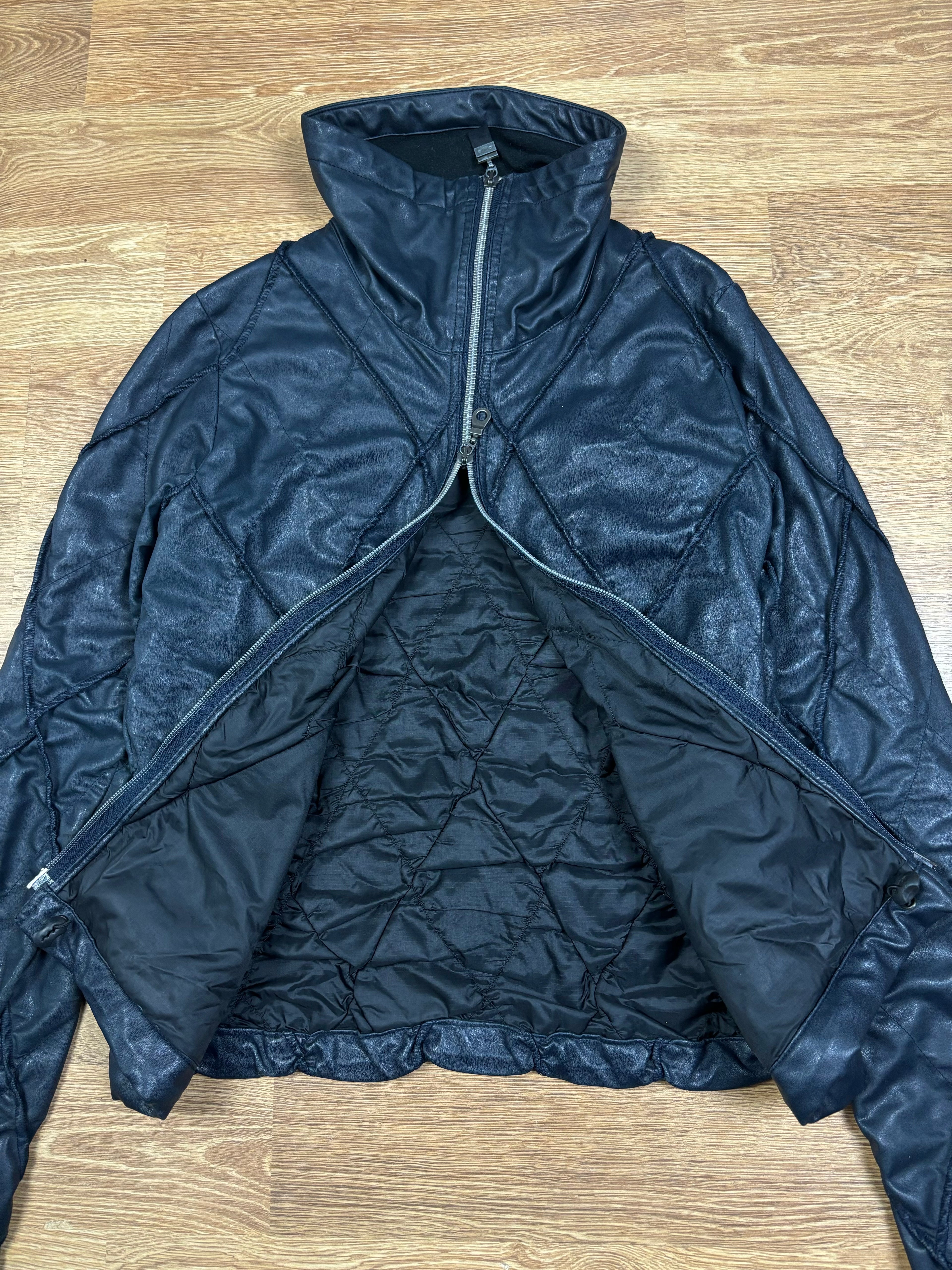 Marithé François Girbaud FW2000 Structured Navy Jacket