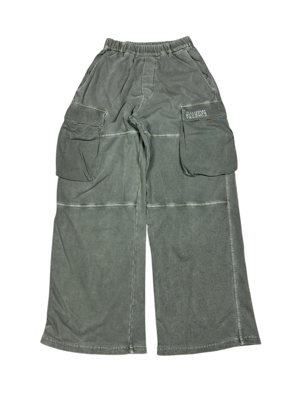 MM6 Maison Margiela Washed Sage Cargo Sweatpants