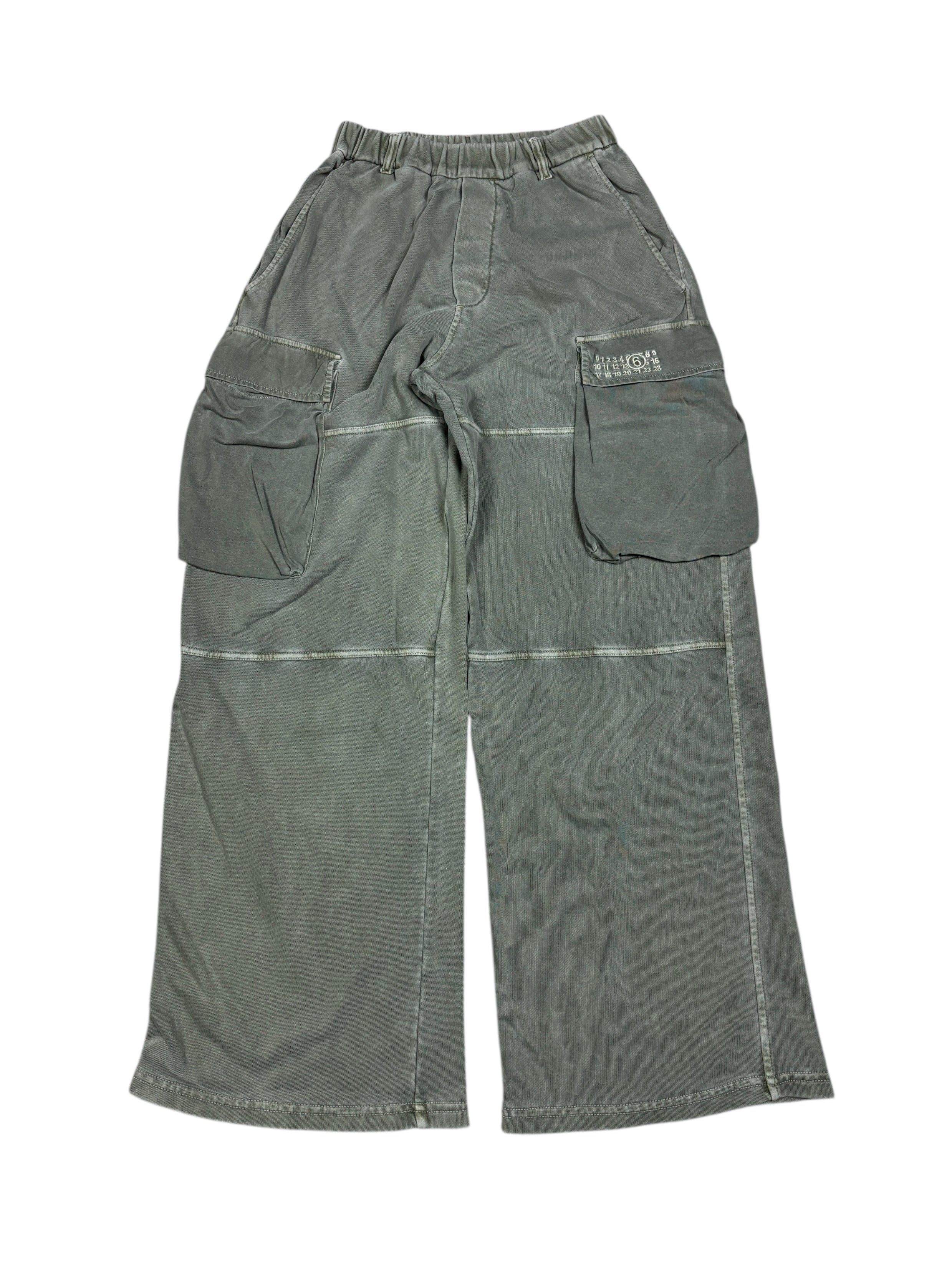 MM6 Maison Margiela Washed Sage Cargo Sweatpants