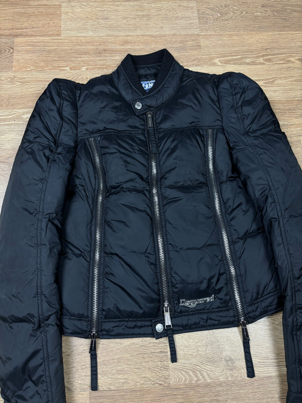 Dsquared2 Cropped Padded Multi-Zip Jacket