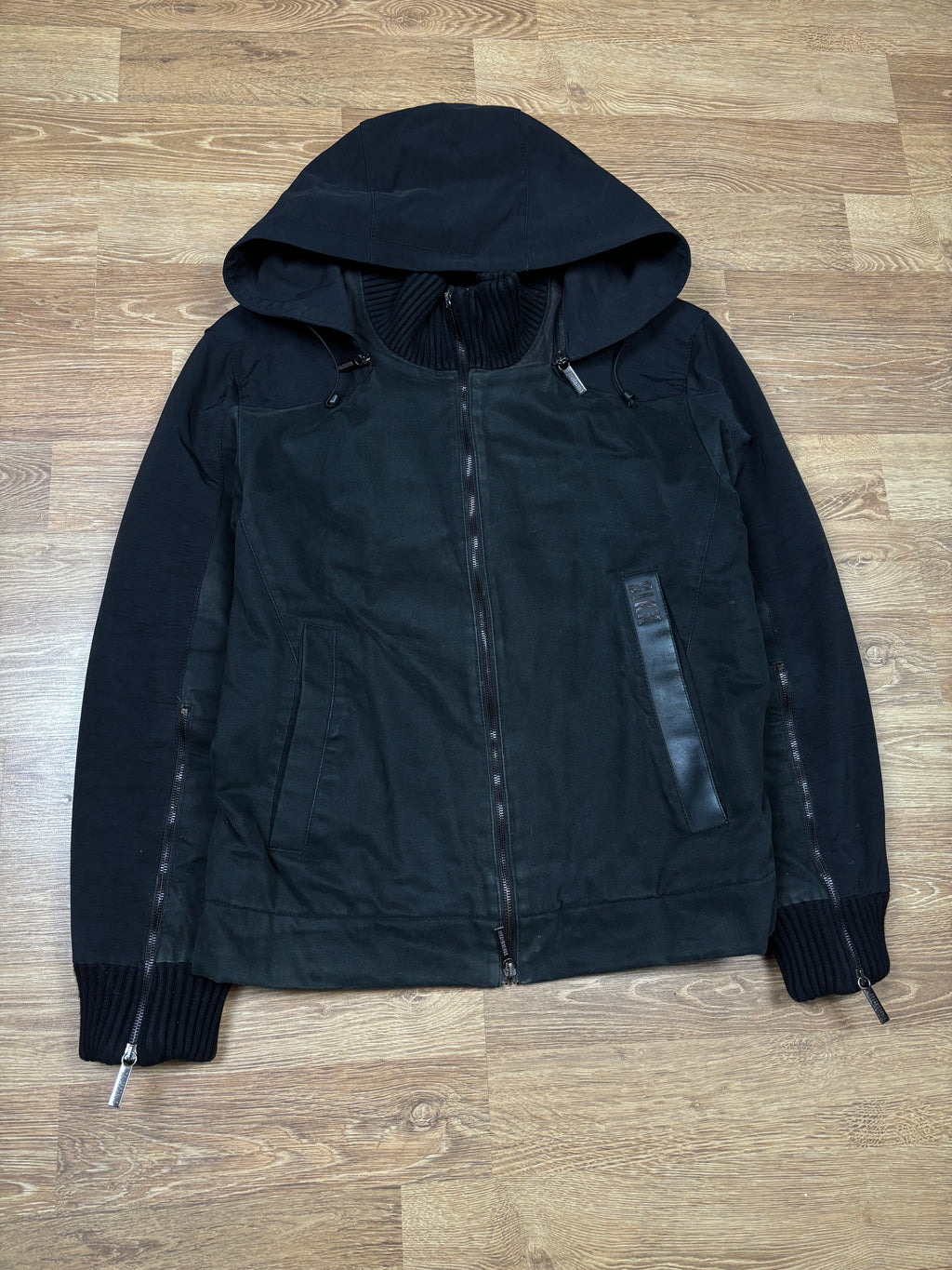 Dirk Bikkembergs Multi Panel Hooded Jacket