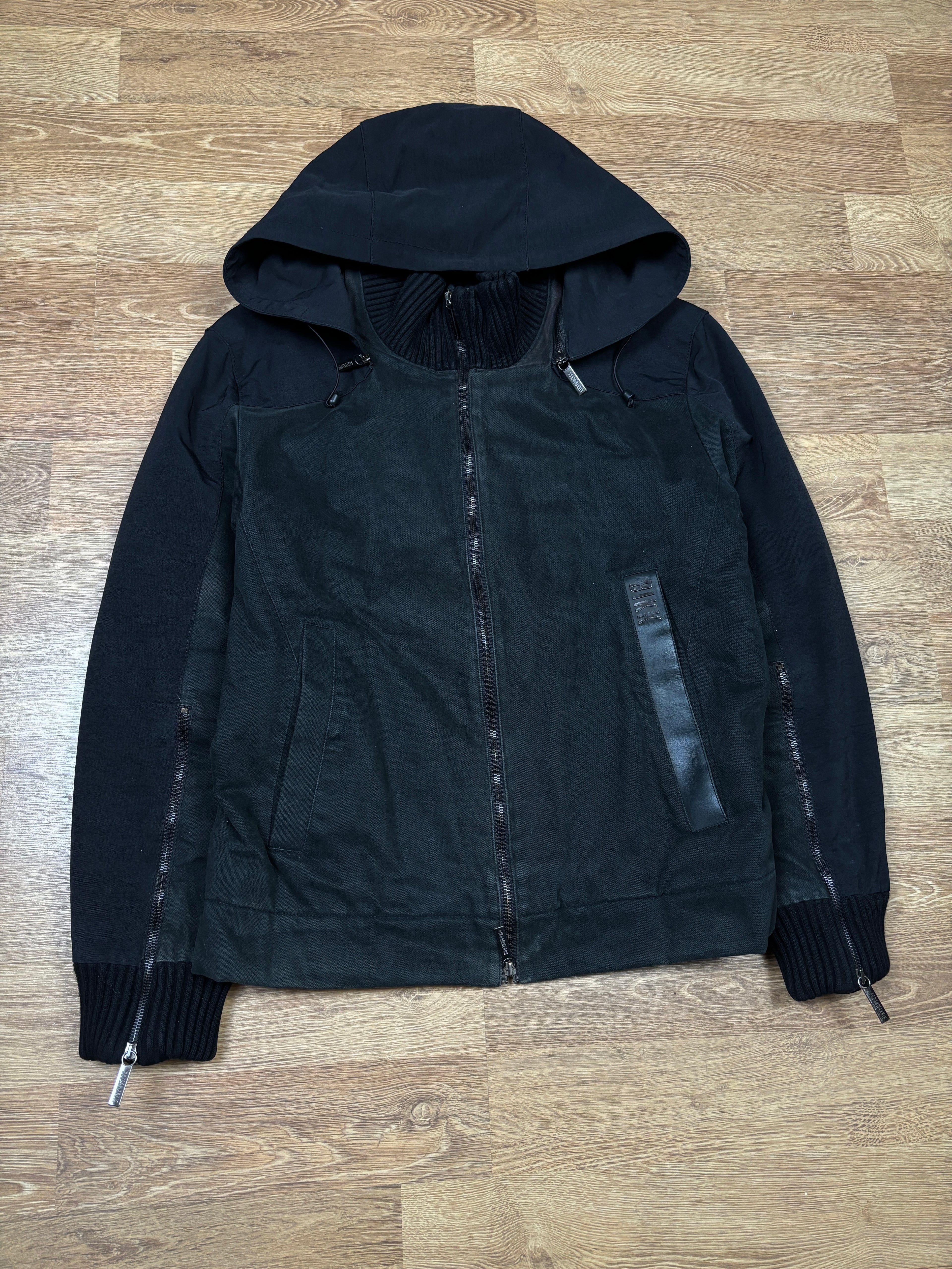 Dirk Bikkembergs Multi Panel Hooded Jacket