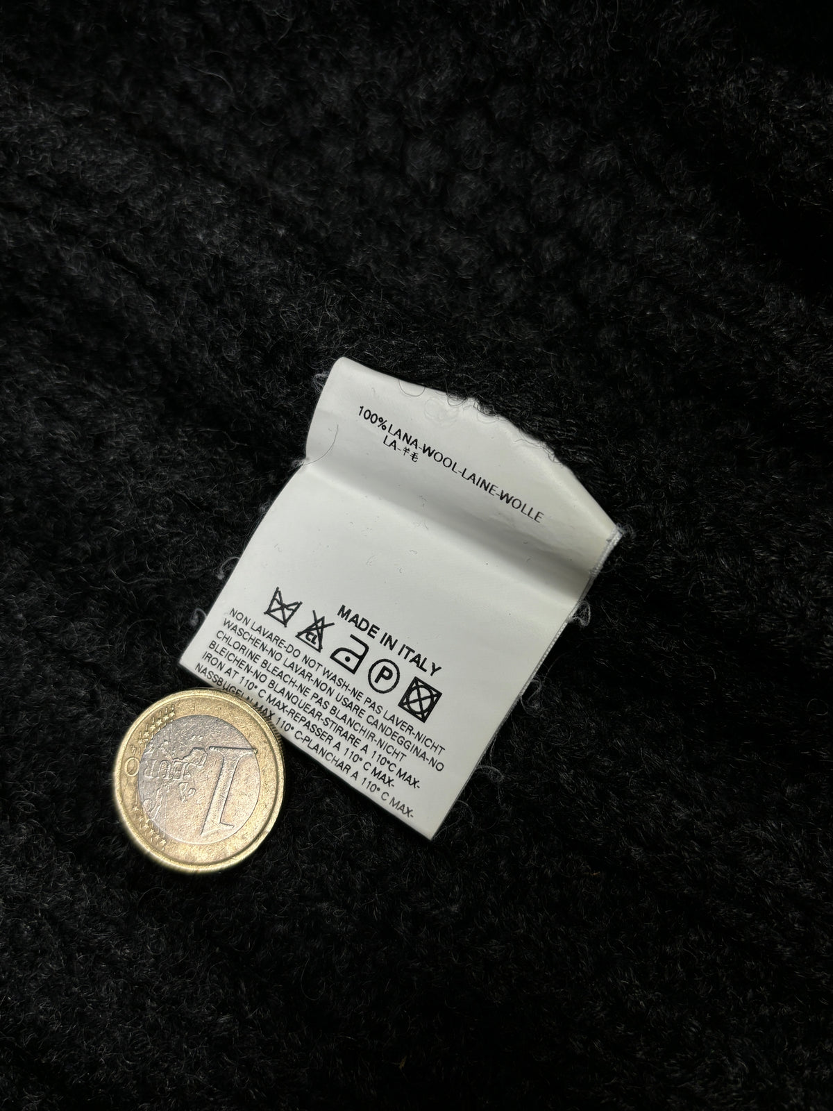 2000s Dsquared2 Heavy Wool Knit Zip Sweater