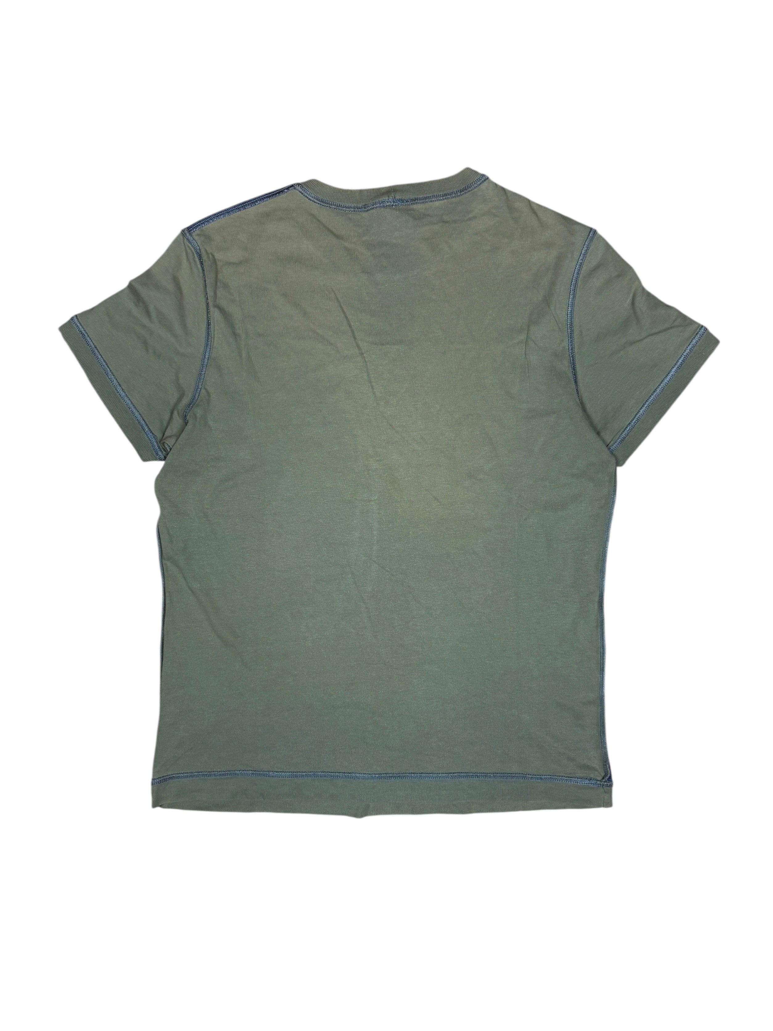 2000s D&G London Graphic Contrast Stitch T-Shirt