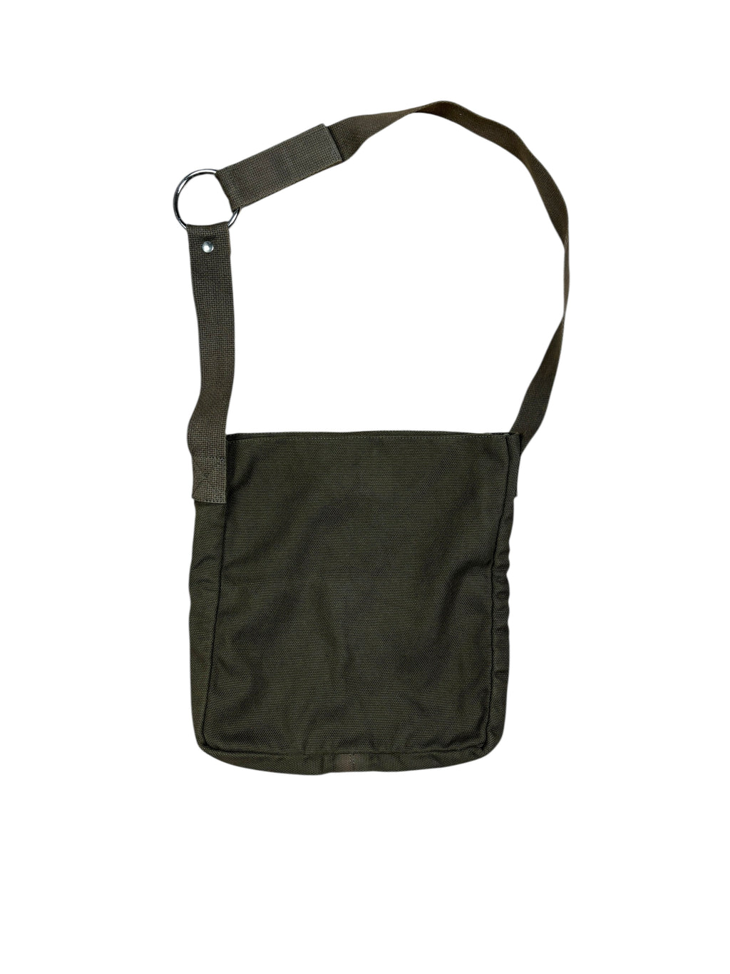 Dolce & Gabbana Canvas Shoulder Bag with Red Leather Phoenix