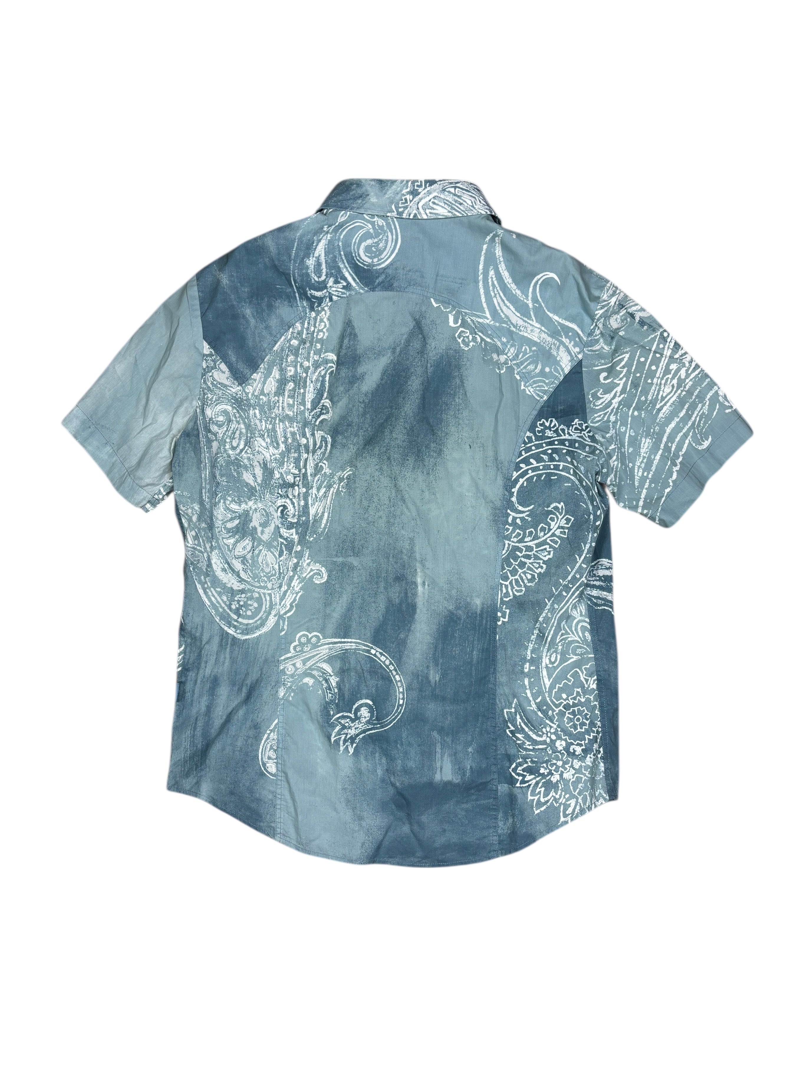 2000s Just Cavalli Paisley Print Button Up Shirt